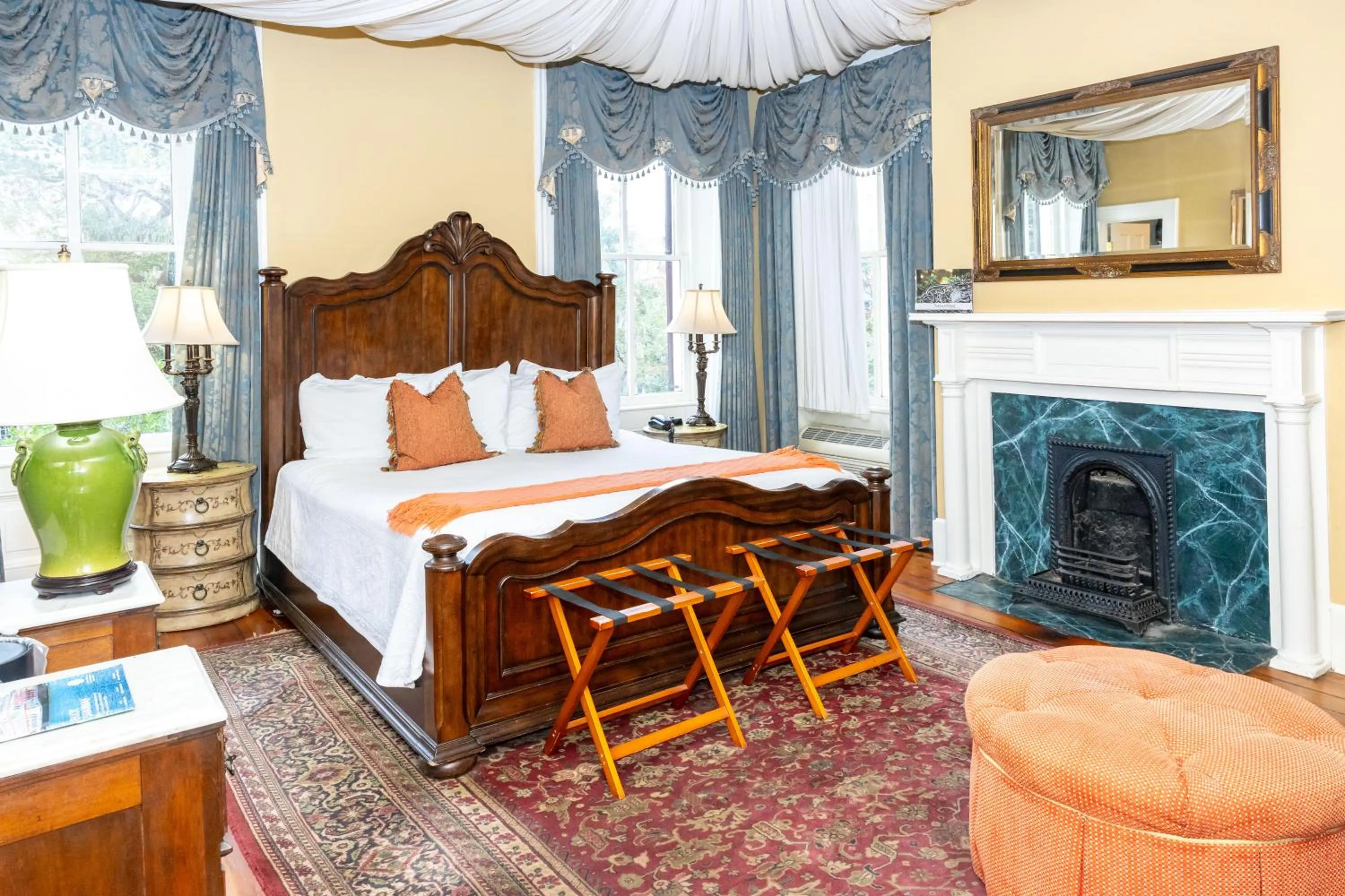 Bedroom, Bed in Eliza Thompson House, Historic Inns of Savannah Collection