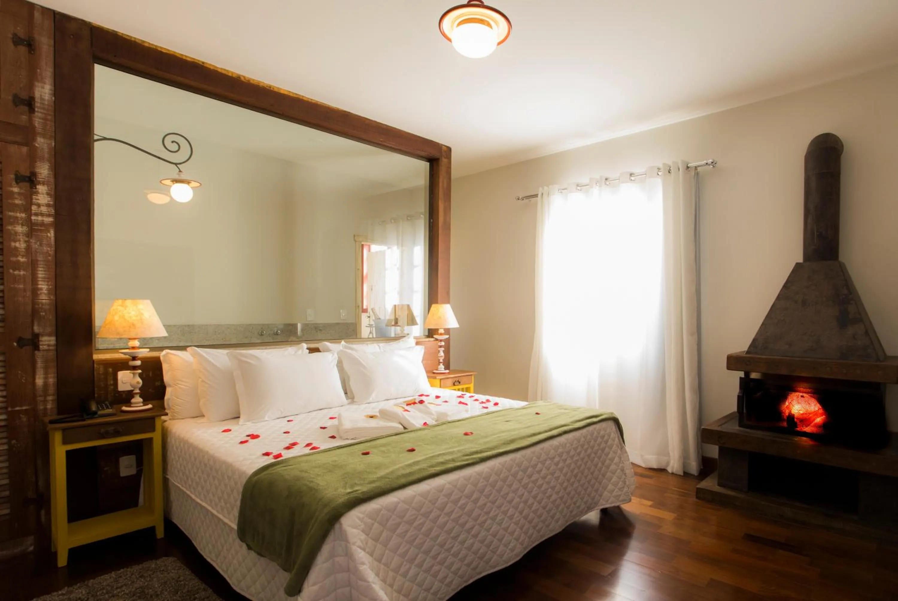 Bed in Pousada Ouro de Minas