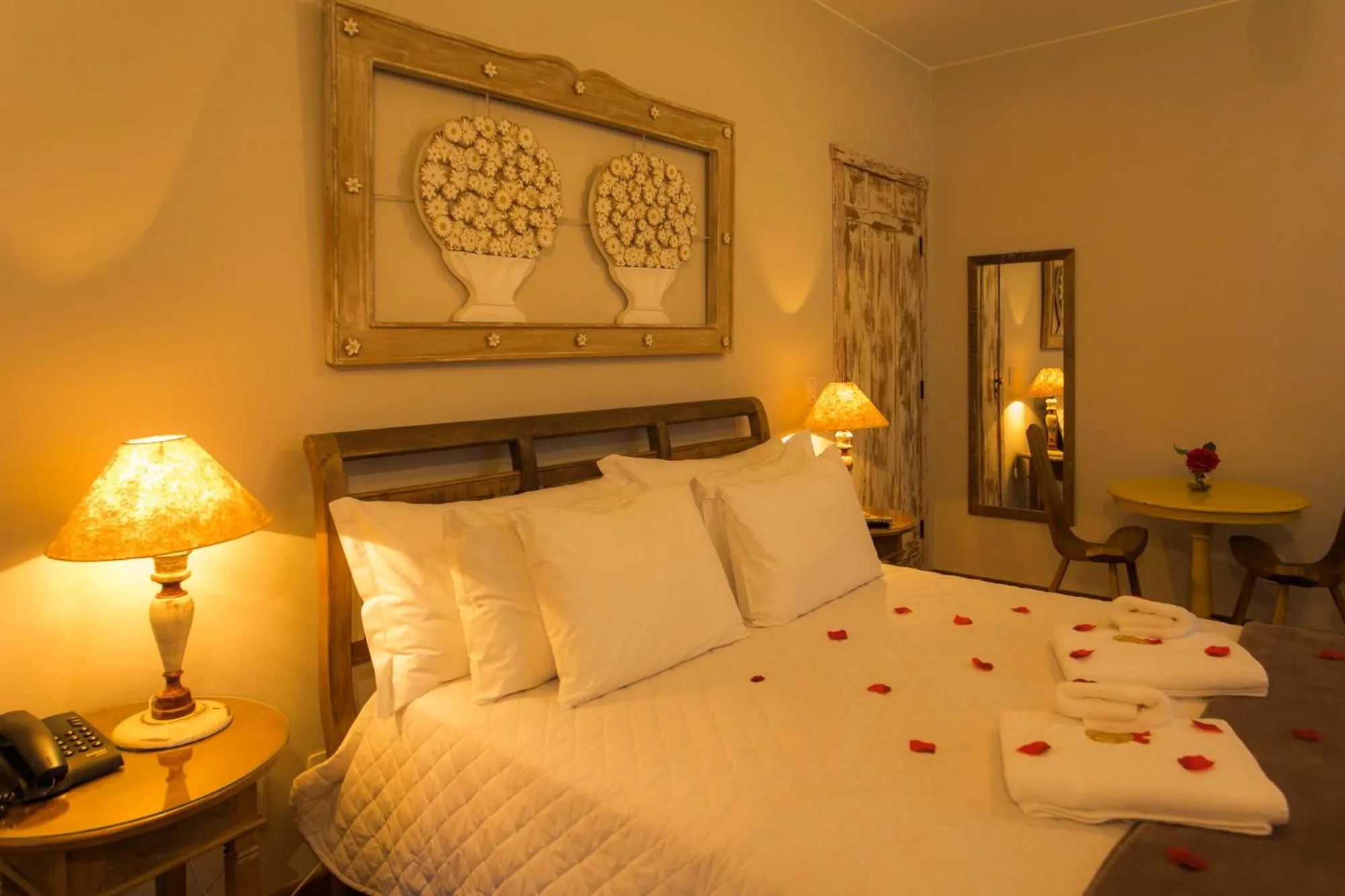 Bed in Pousada Ouro de Minas