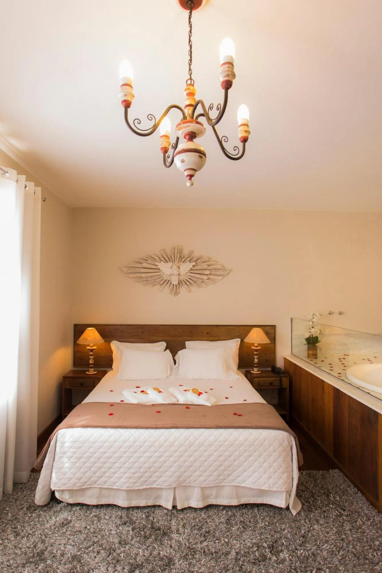 Bed in Pousada Ouro de Minas