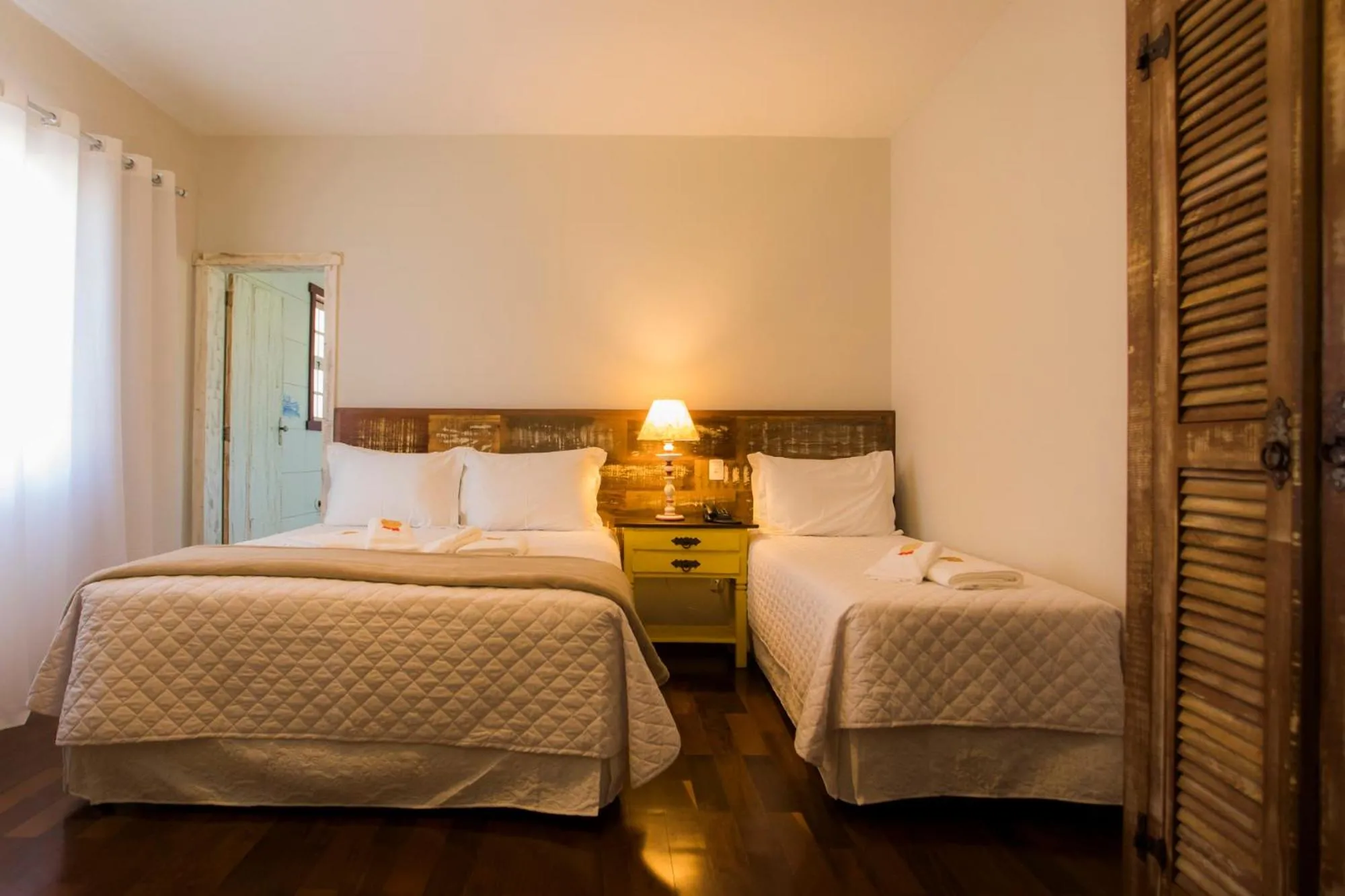 Bed in Pousada Ouro de Minas