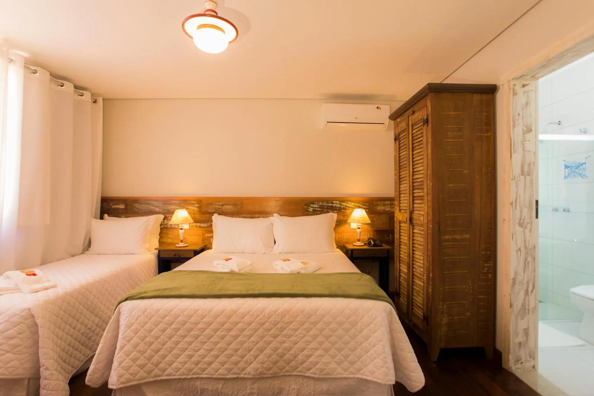 Bed in Pousada Ouro de Minas