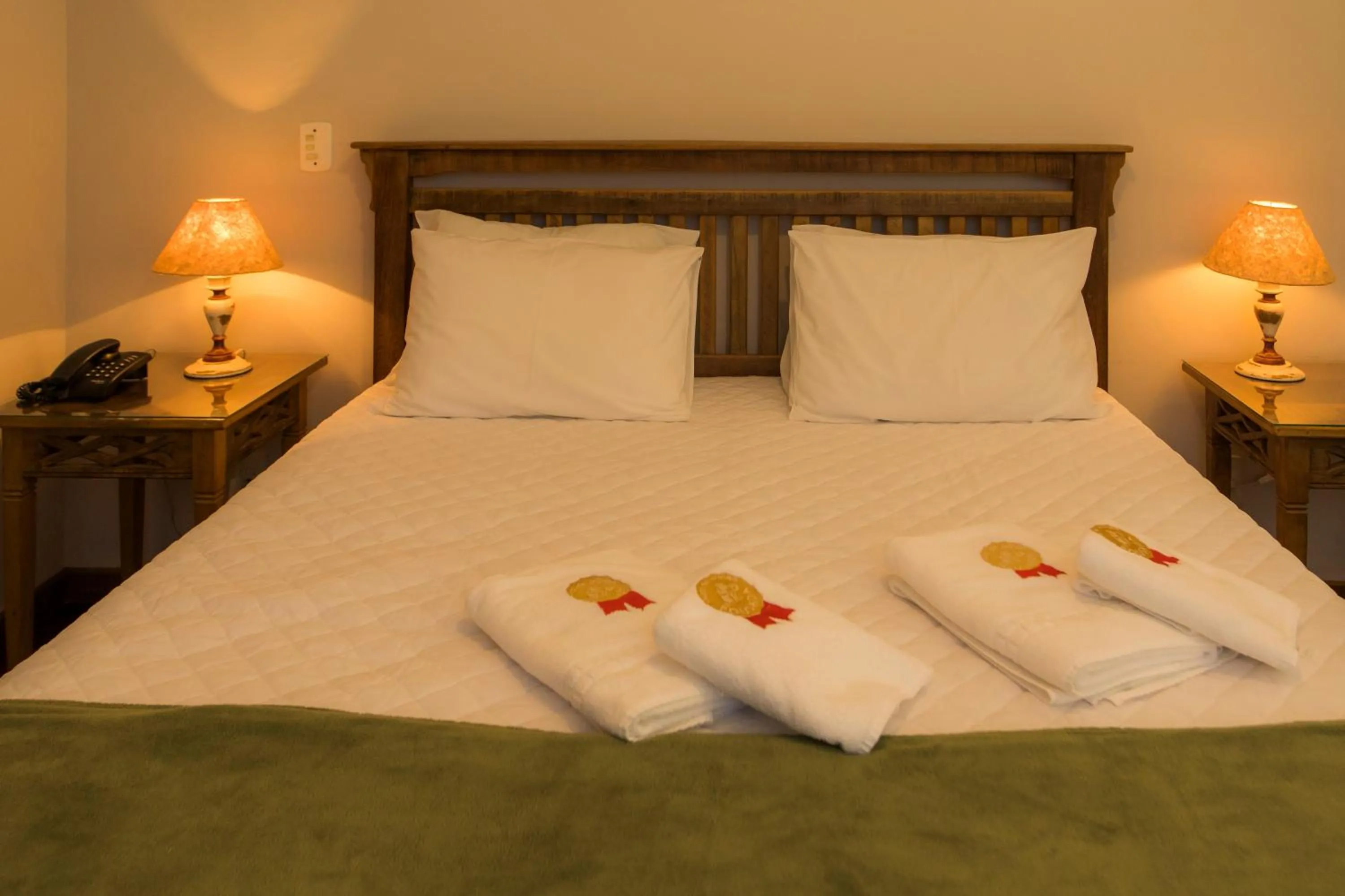 Bed in Pousada Ouro de Minas