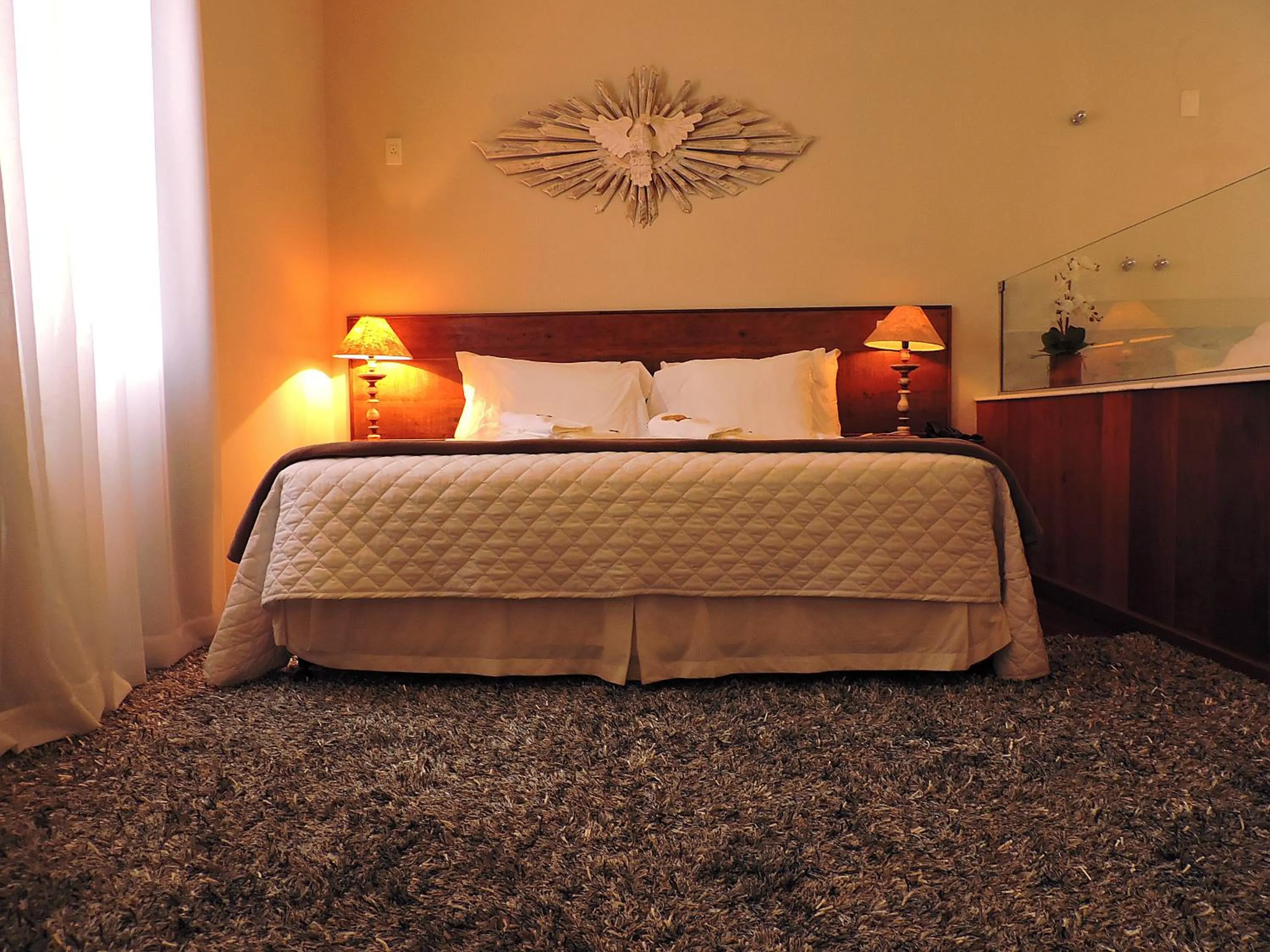 Bed in Pousada Ouro de Minas