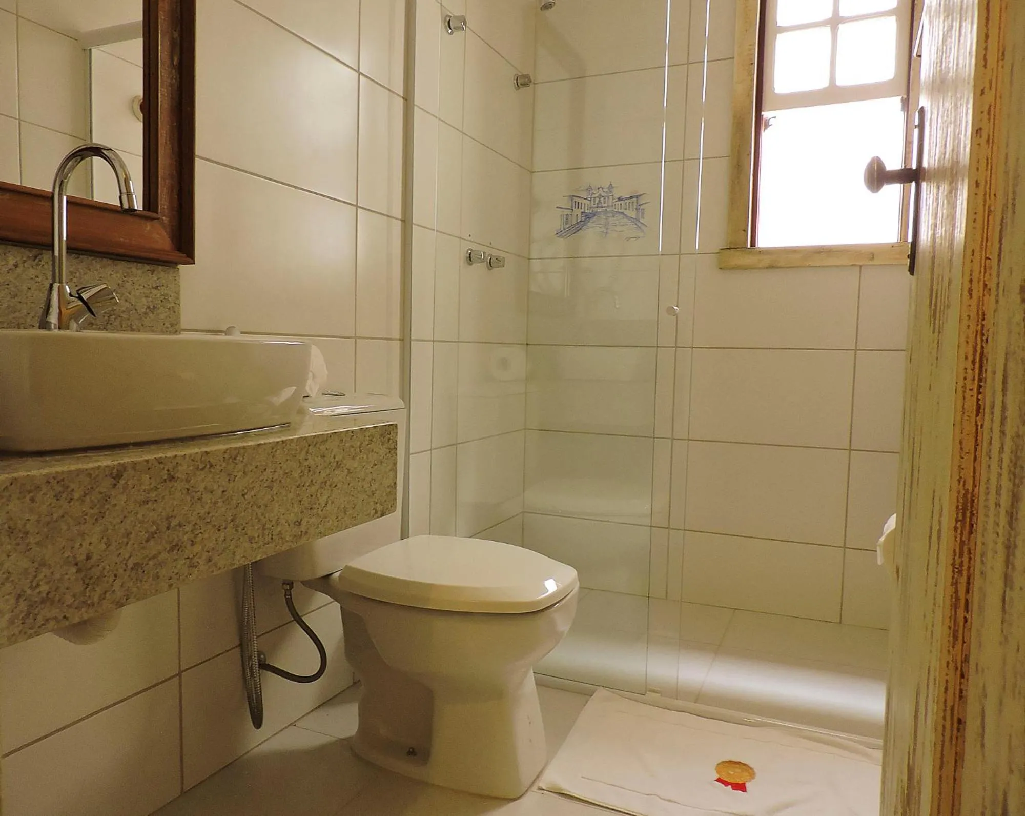 Bathroom in Pousada Ouro de Minas