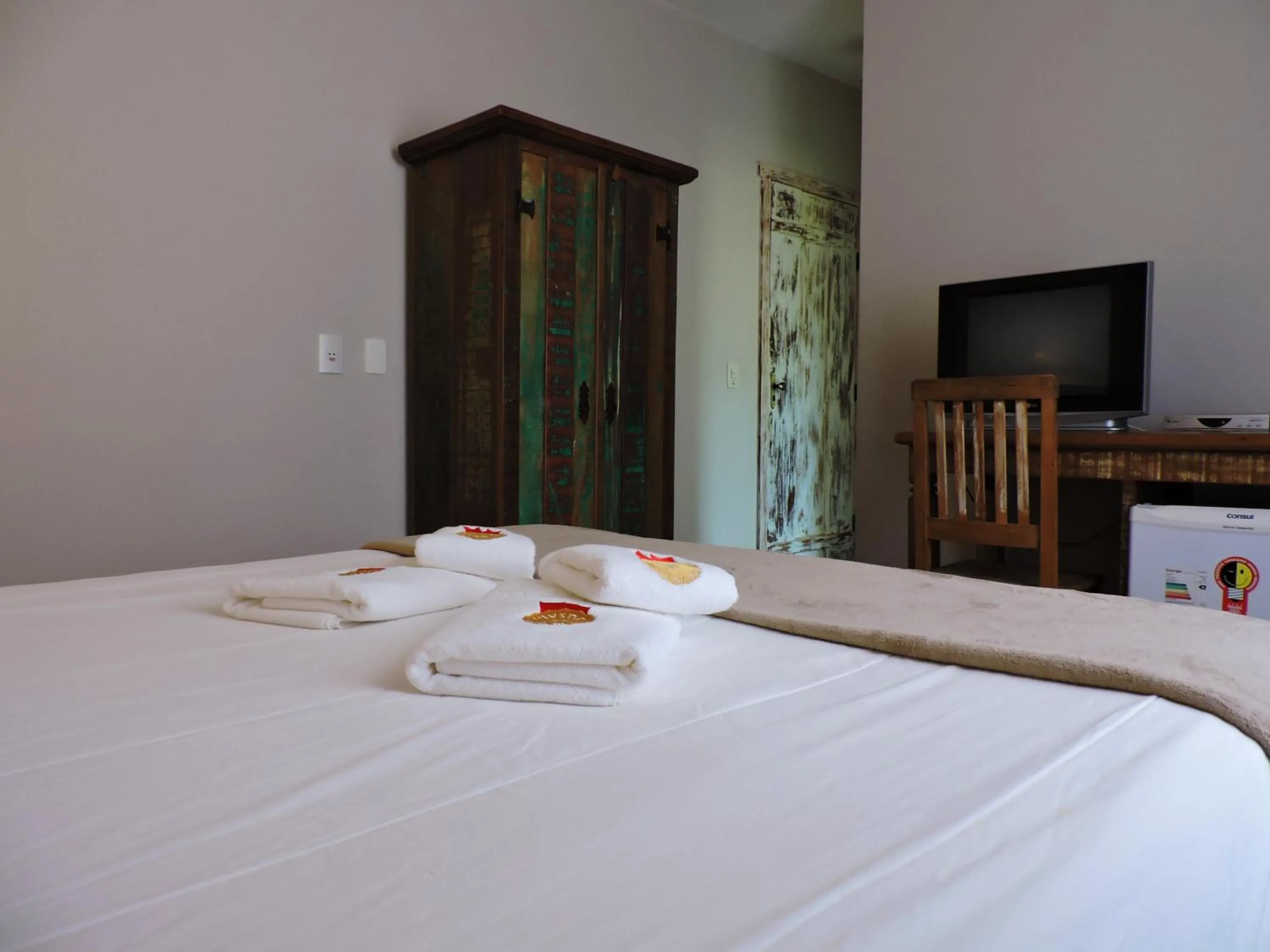 Bed in Pousada Ouro de Minas