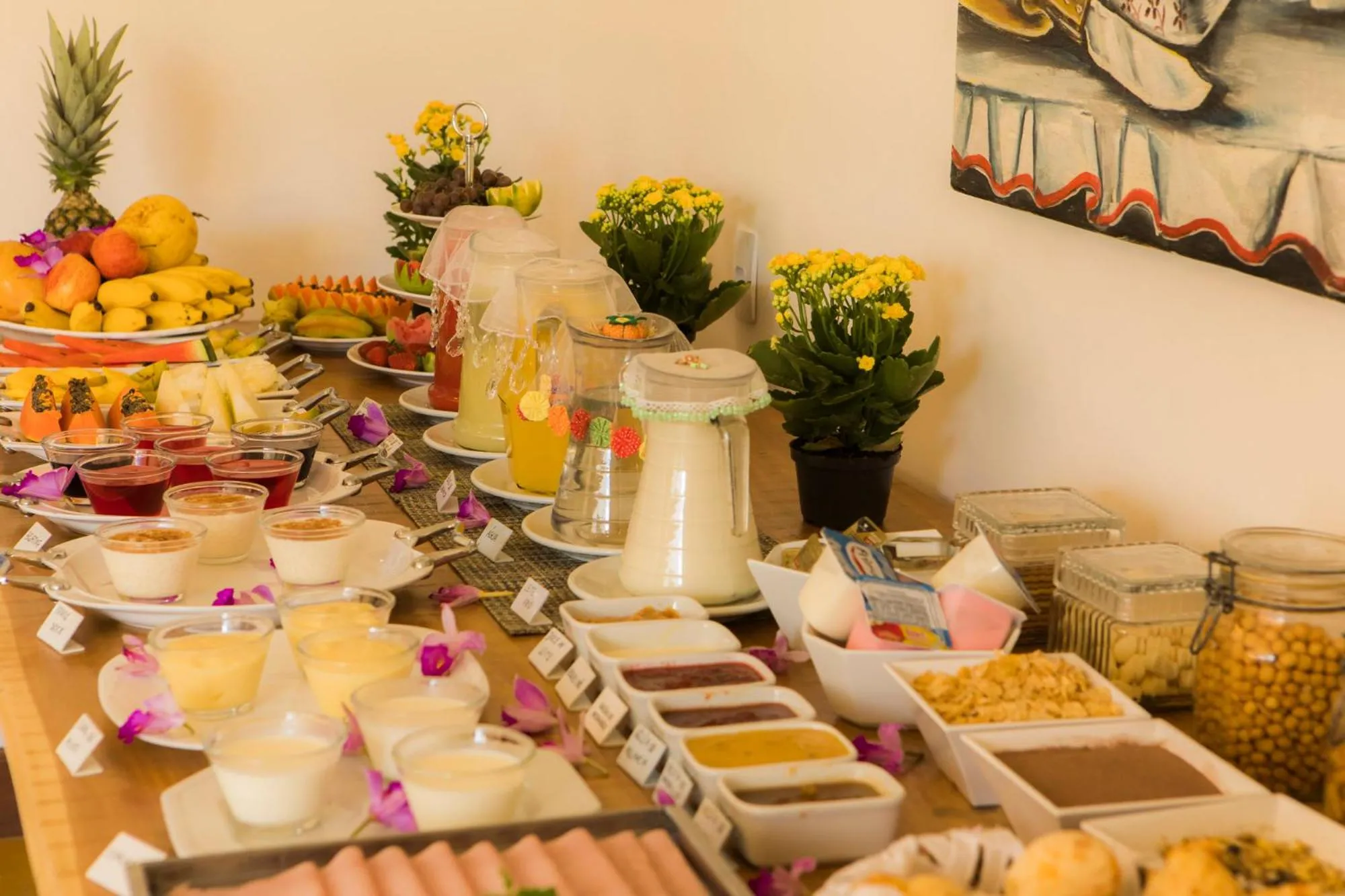 Food and drinks in Pousada Ouro de Minas