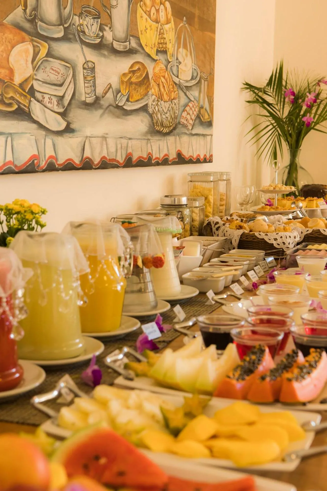Food and drinks in Pousada Ouro de Minas
