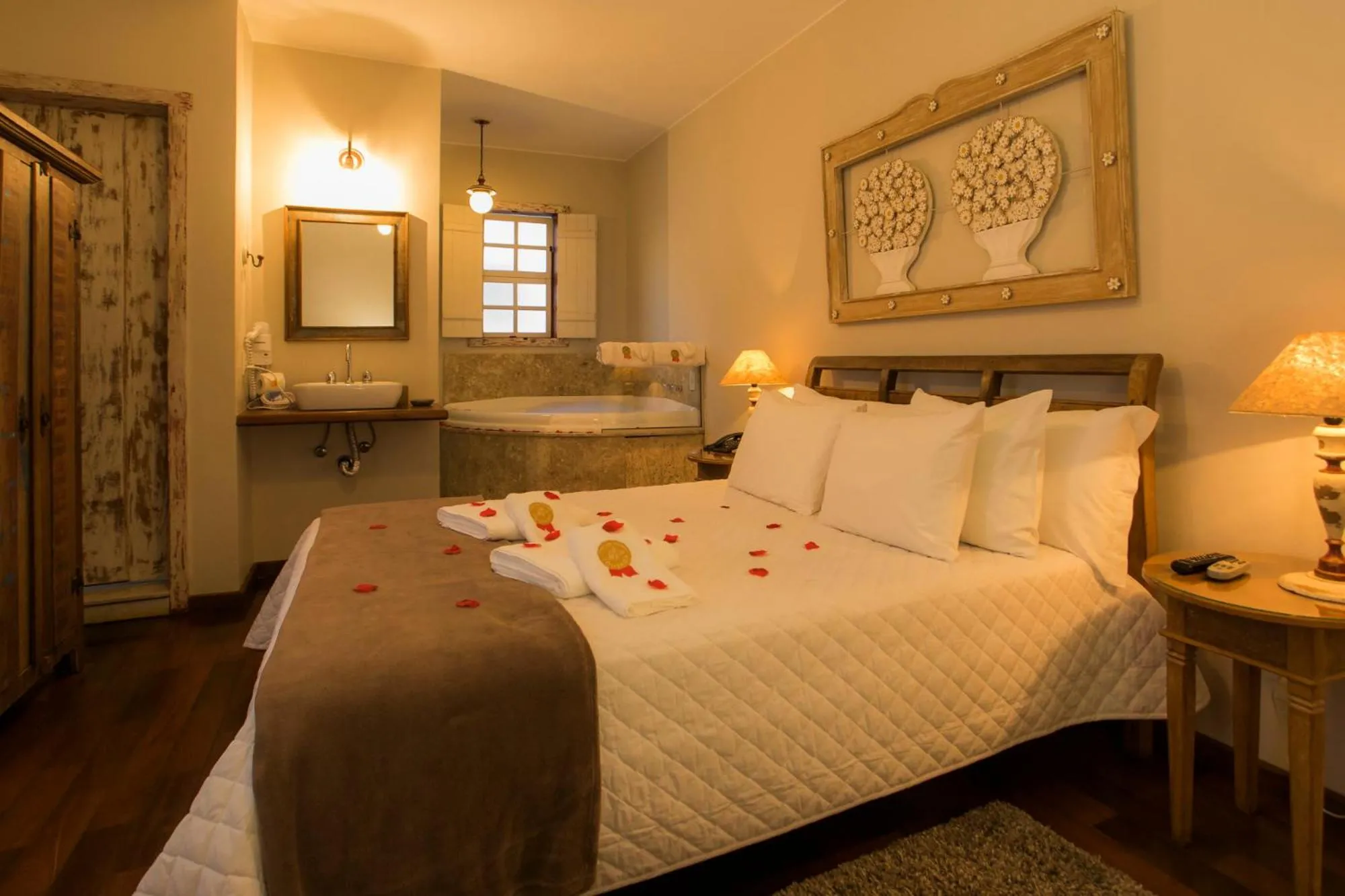 Bed in Pousada Ouro de Minas
