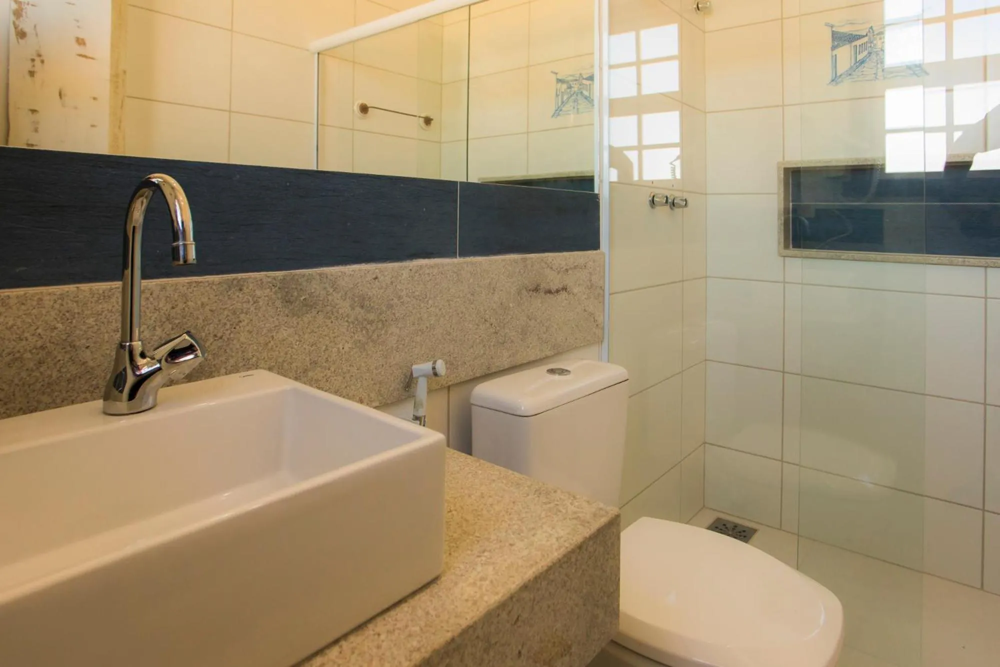 Bathroom in Pousada Ouro de Minas