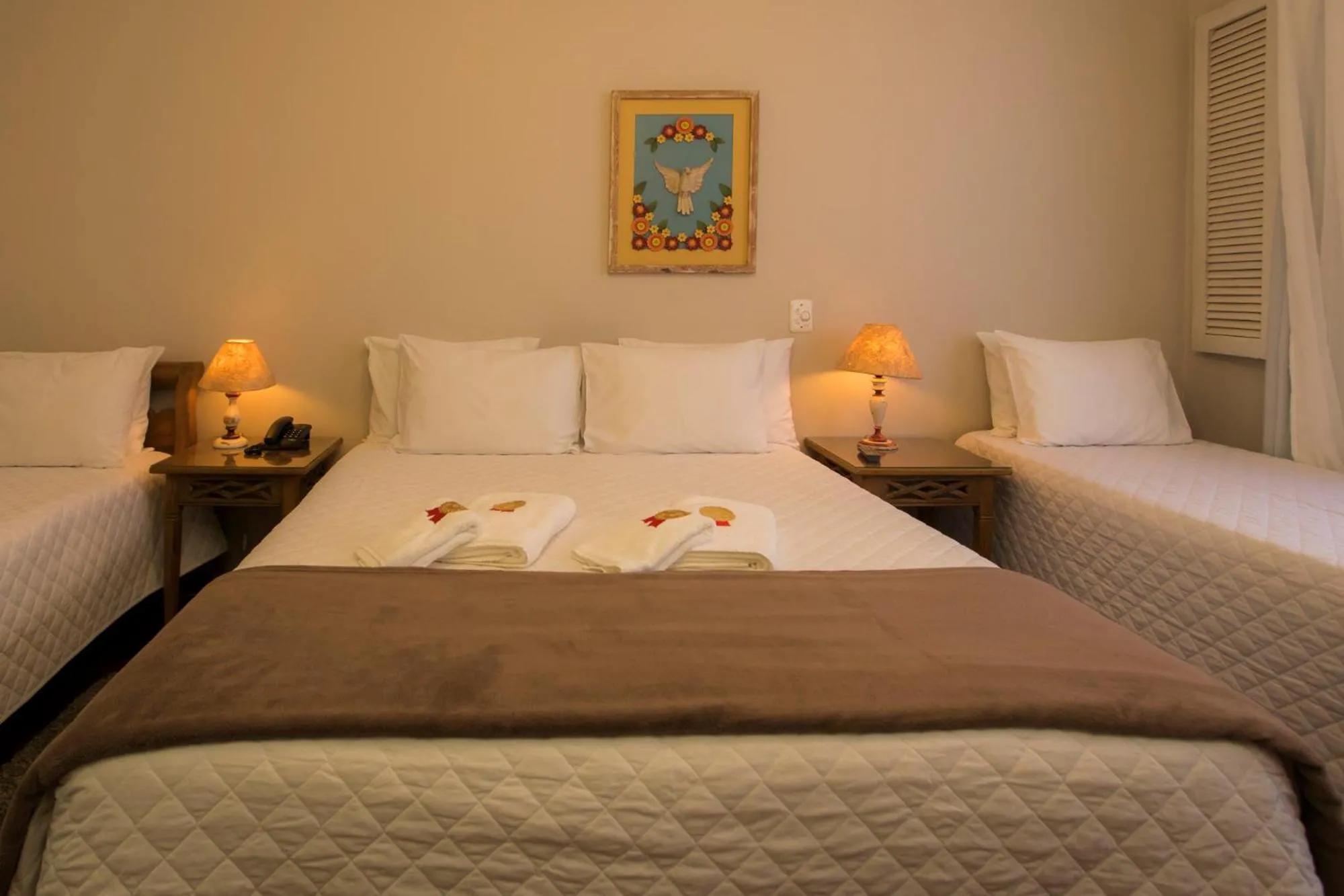 Bed in Pousada Ouro de Minas
