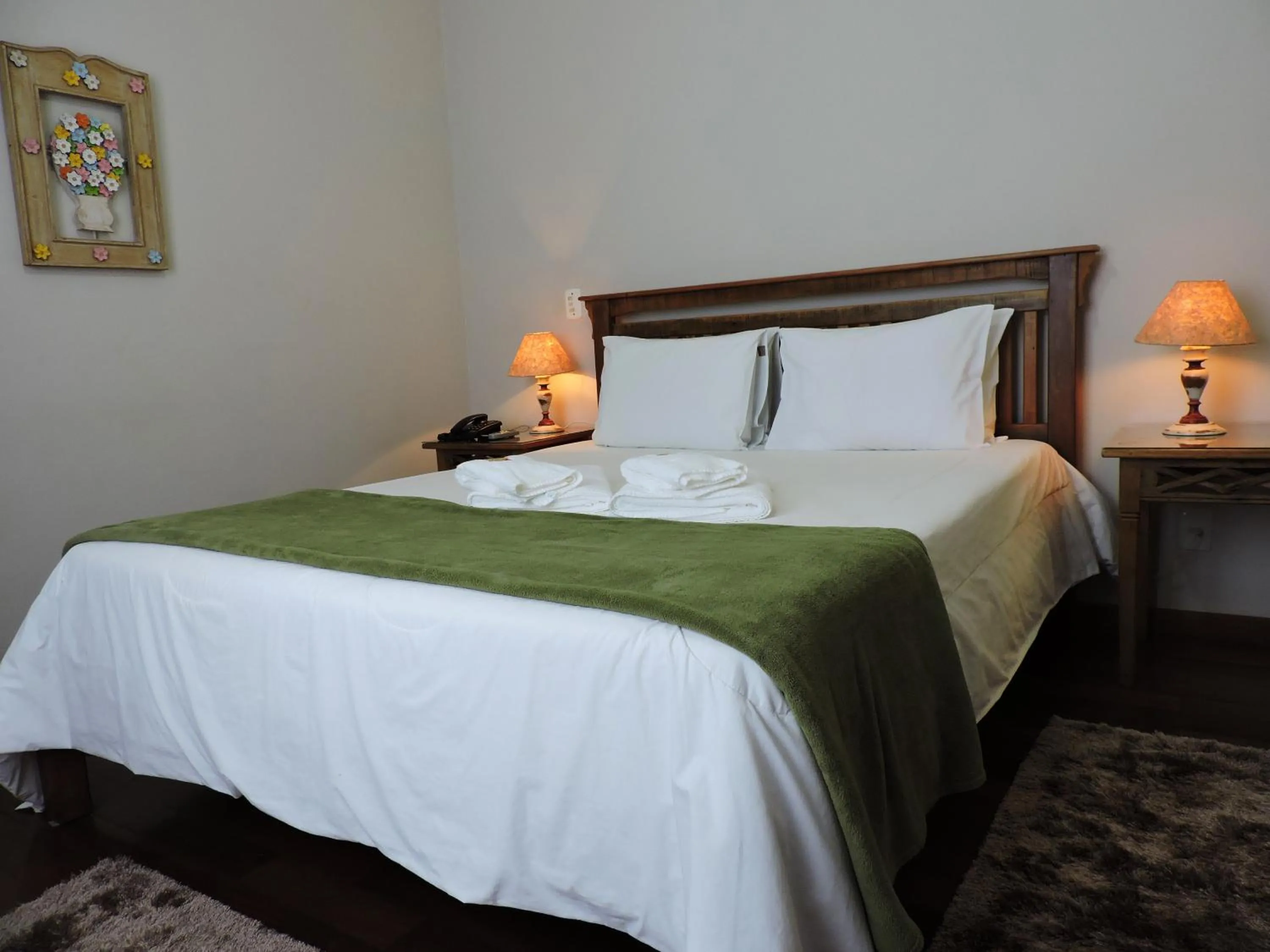 Bed in Pousada Ouro de Minas