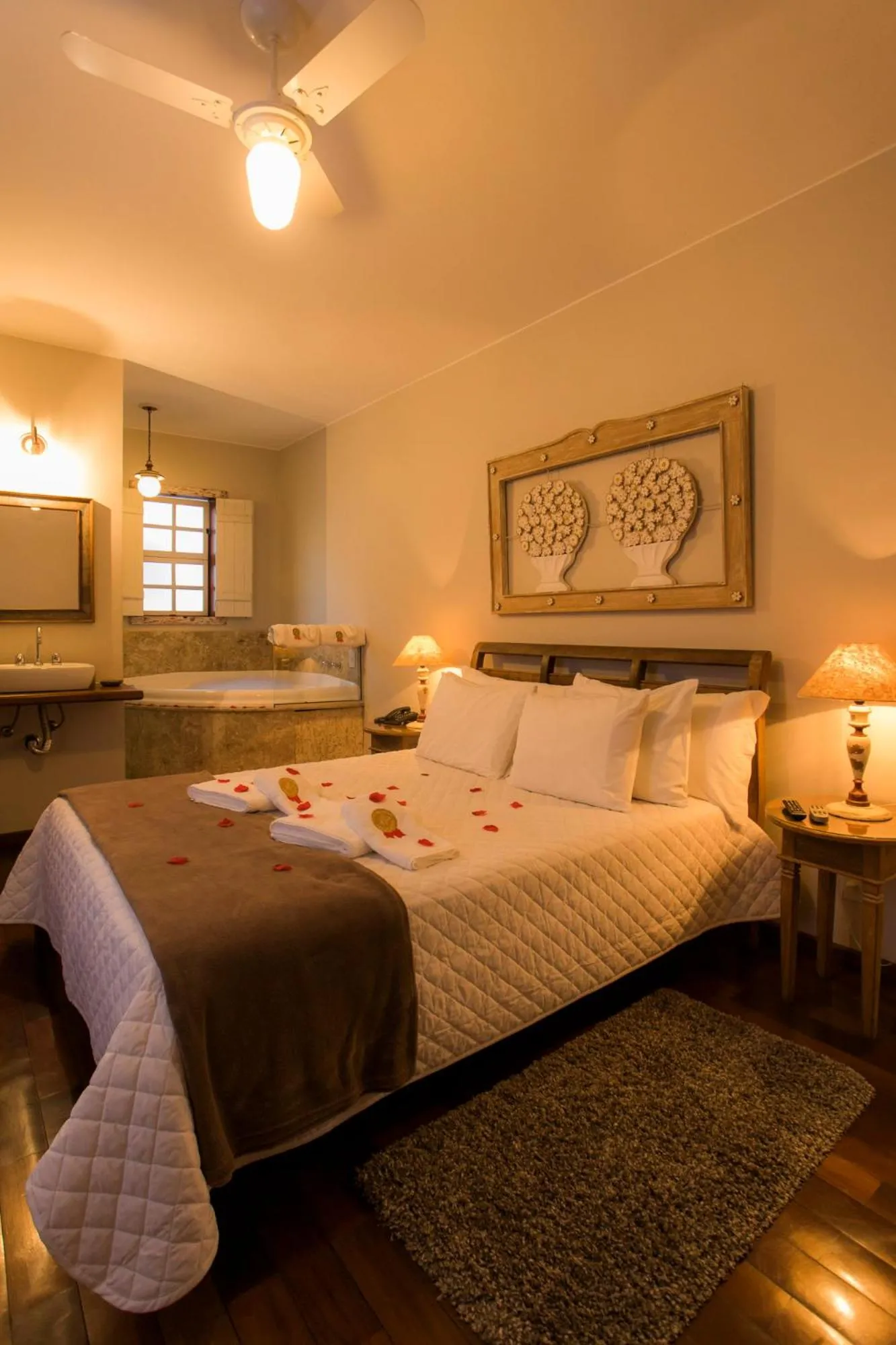 Bed in Pousada Ouro de Minas