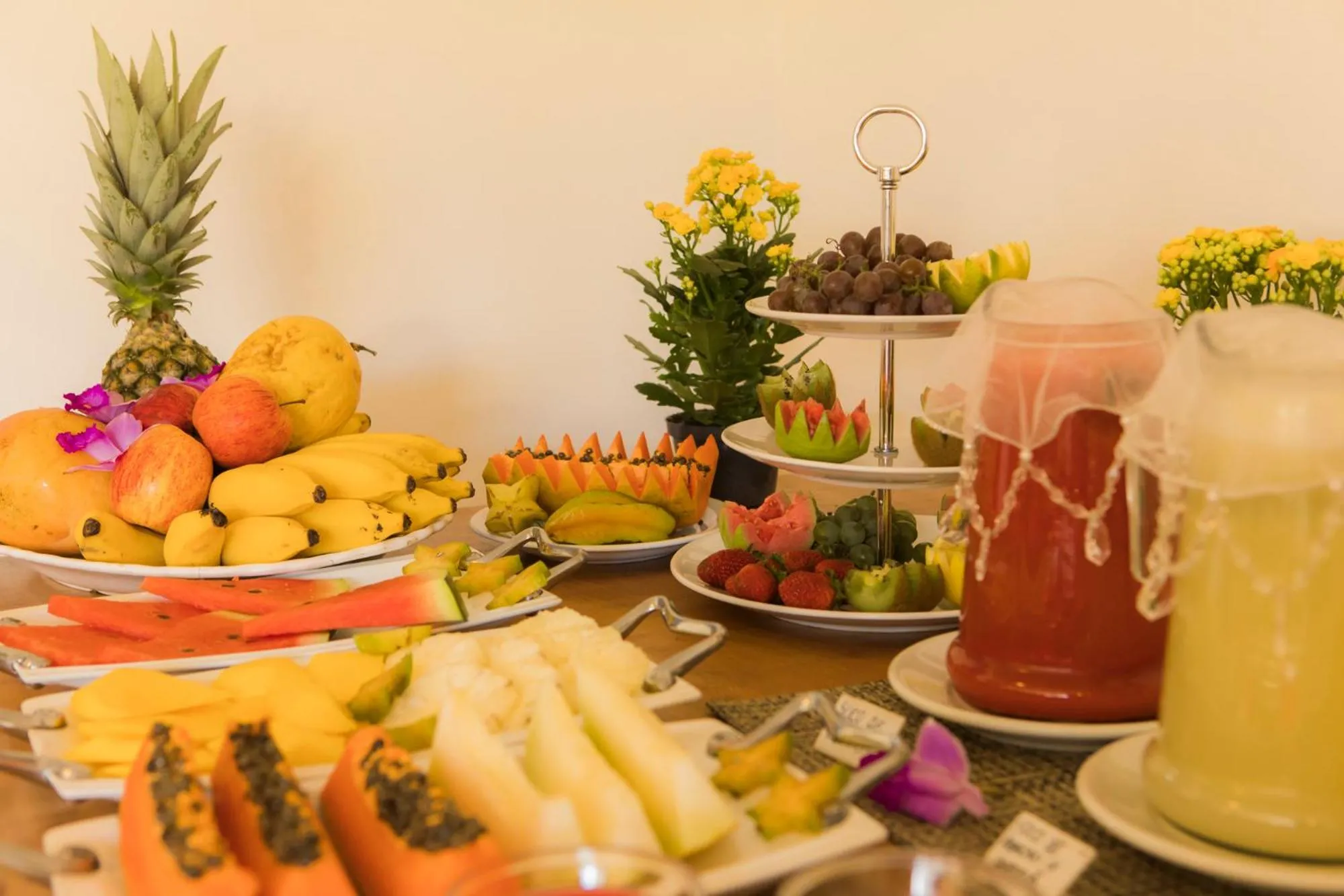 Food and drinks in Pousada Ouro de Minas