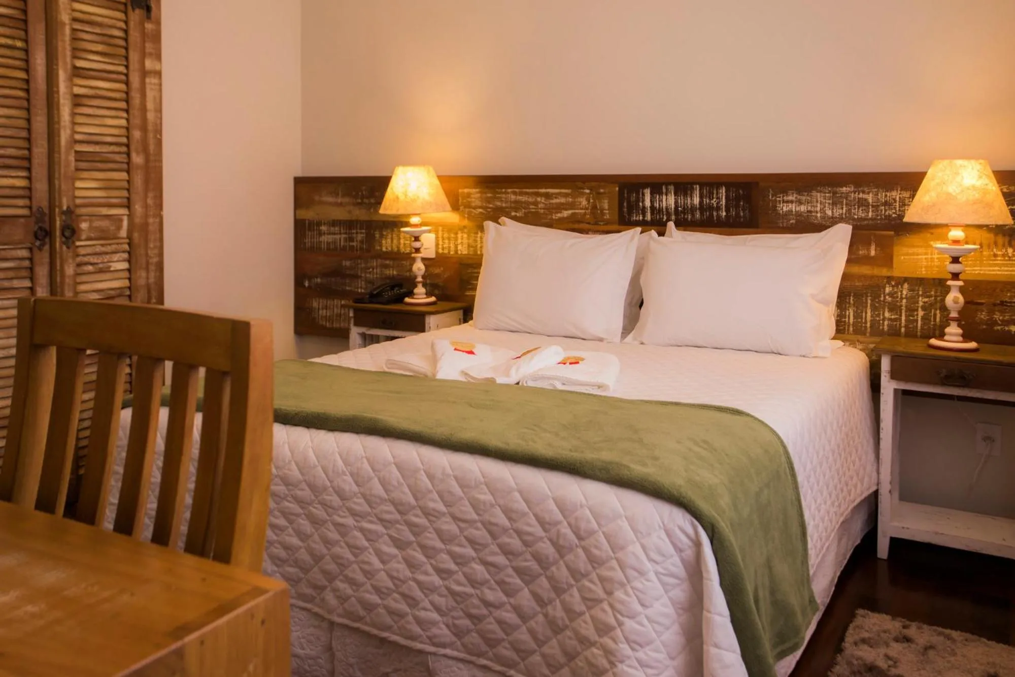Bed in Pousada Ouro de Minas