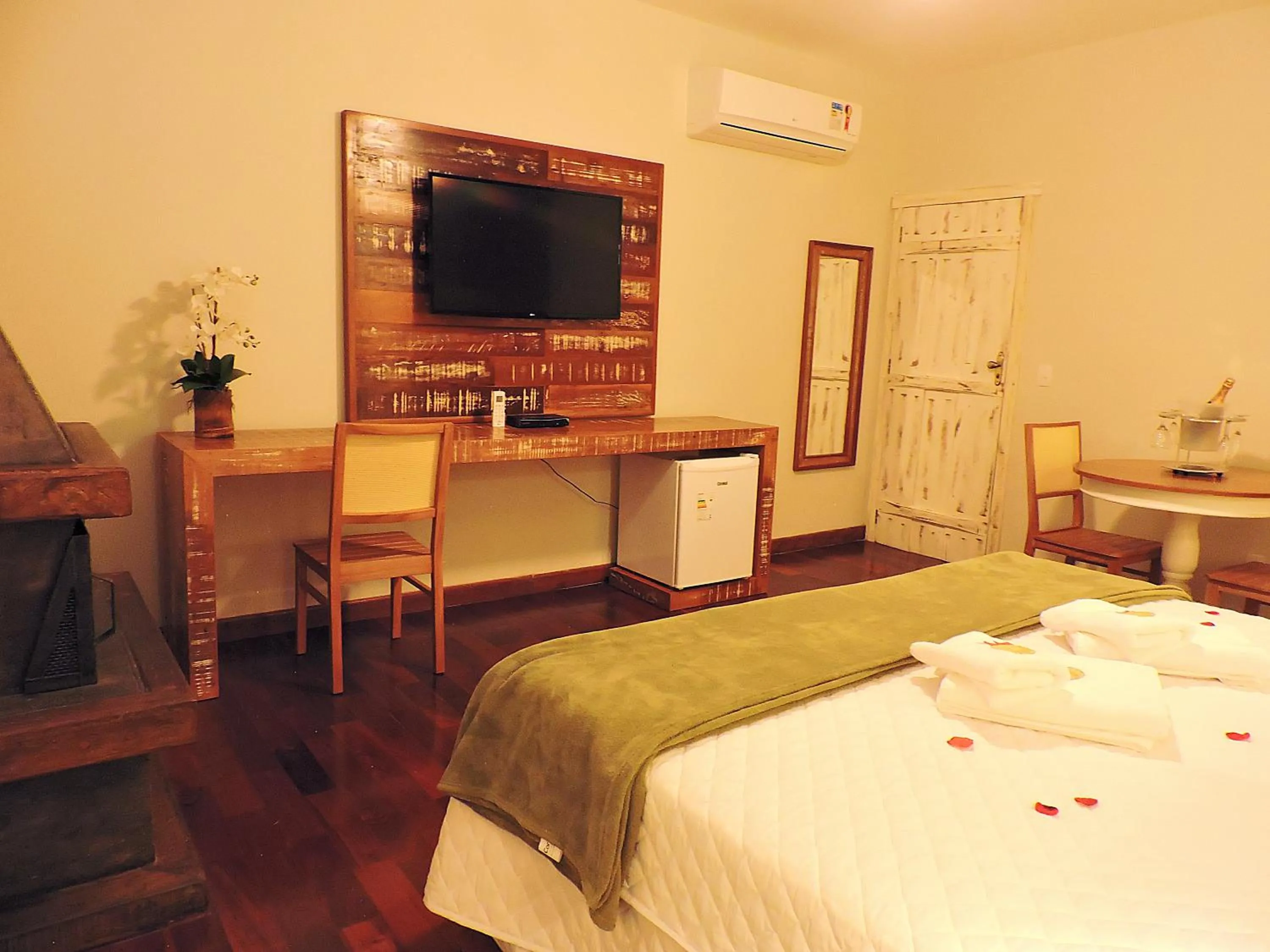 Bed in Pousada Ouro de Minas