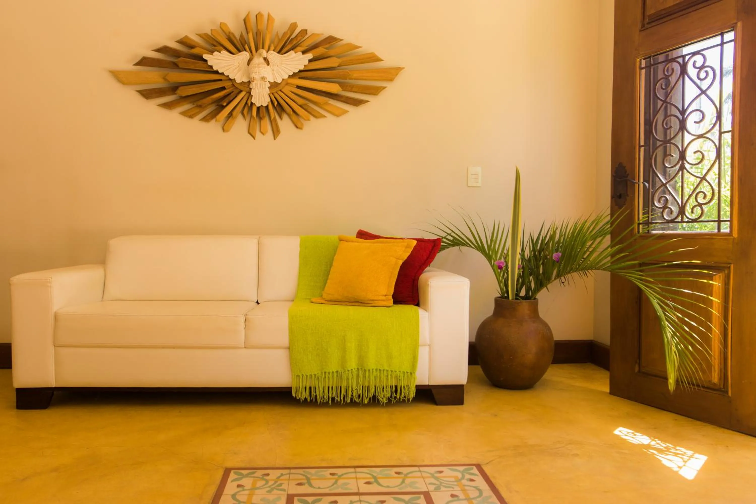 Living room in Pousada Ouro de Minas