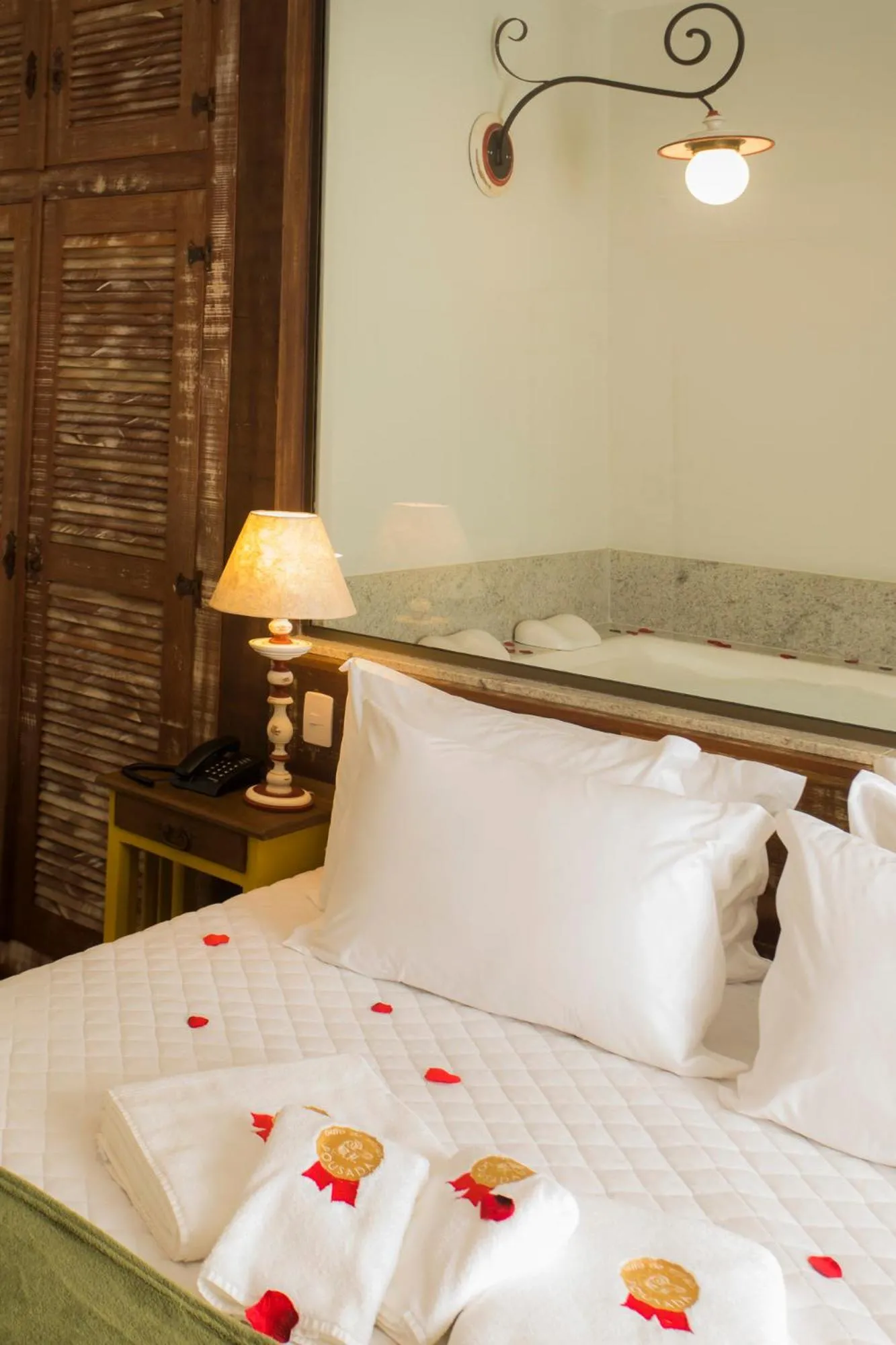 Bed in Pousada Ouro de Minas