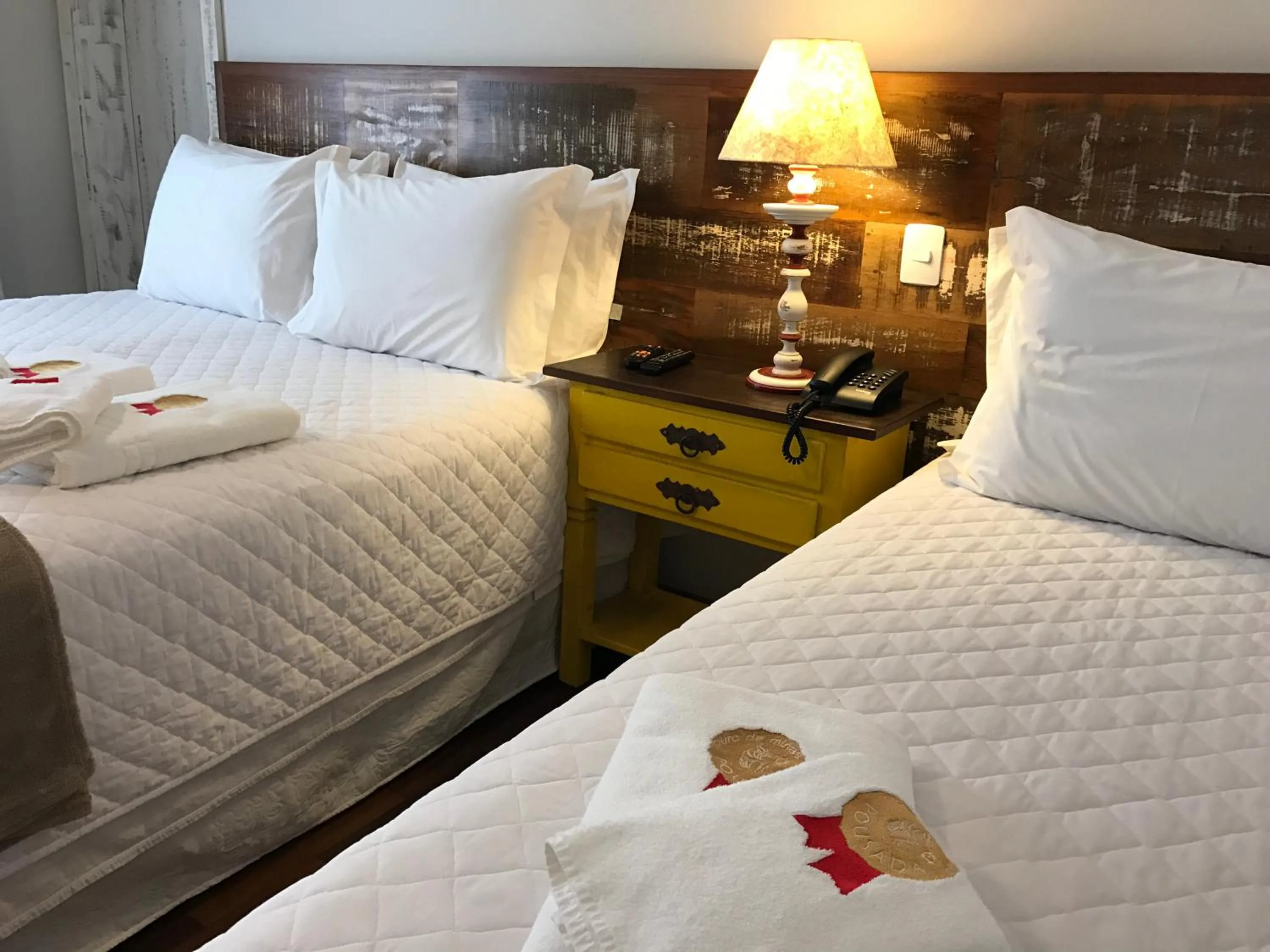Bed in Pousada Ouro de Minas