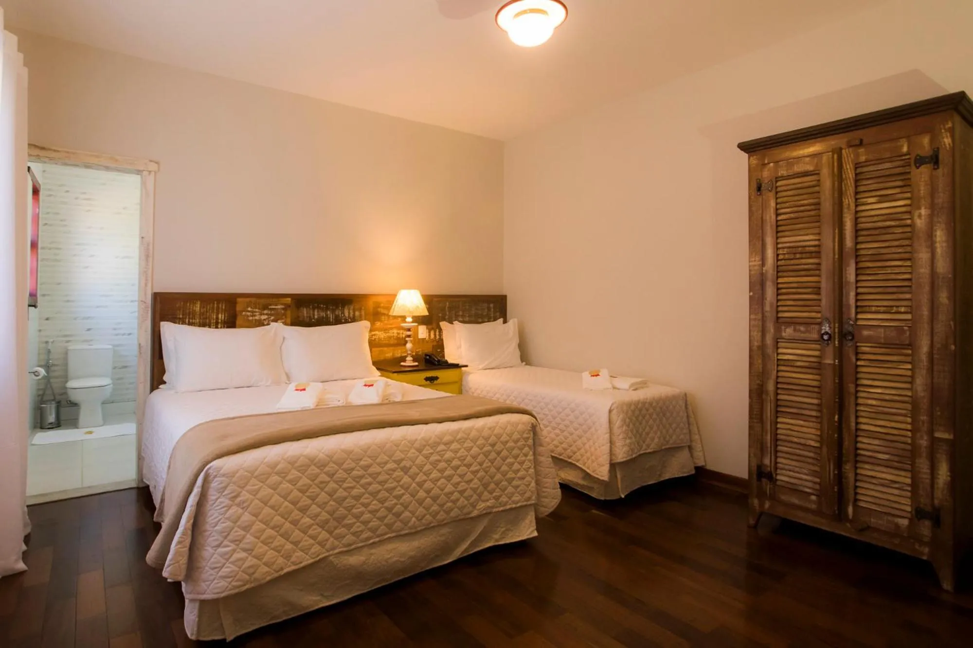 Bed in Pousada Ouro de Minas