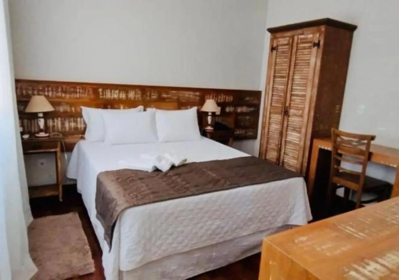 Bed in Pousada Ouro de Minas