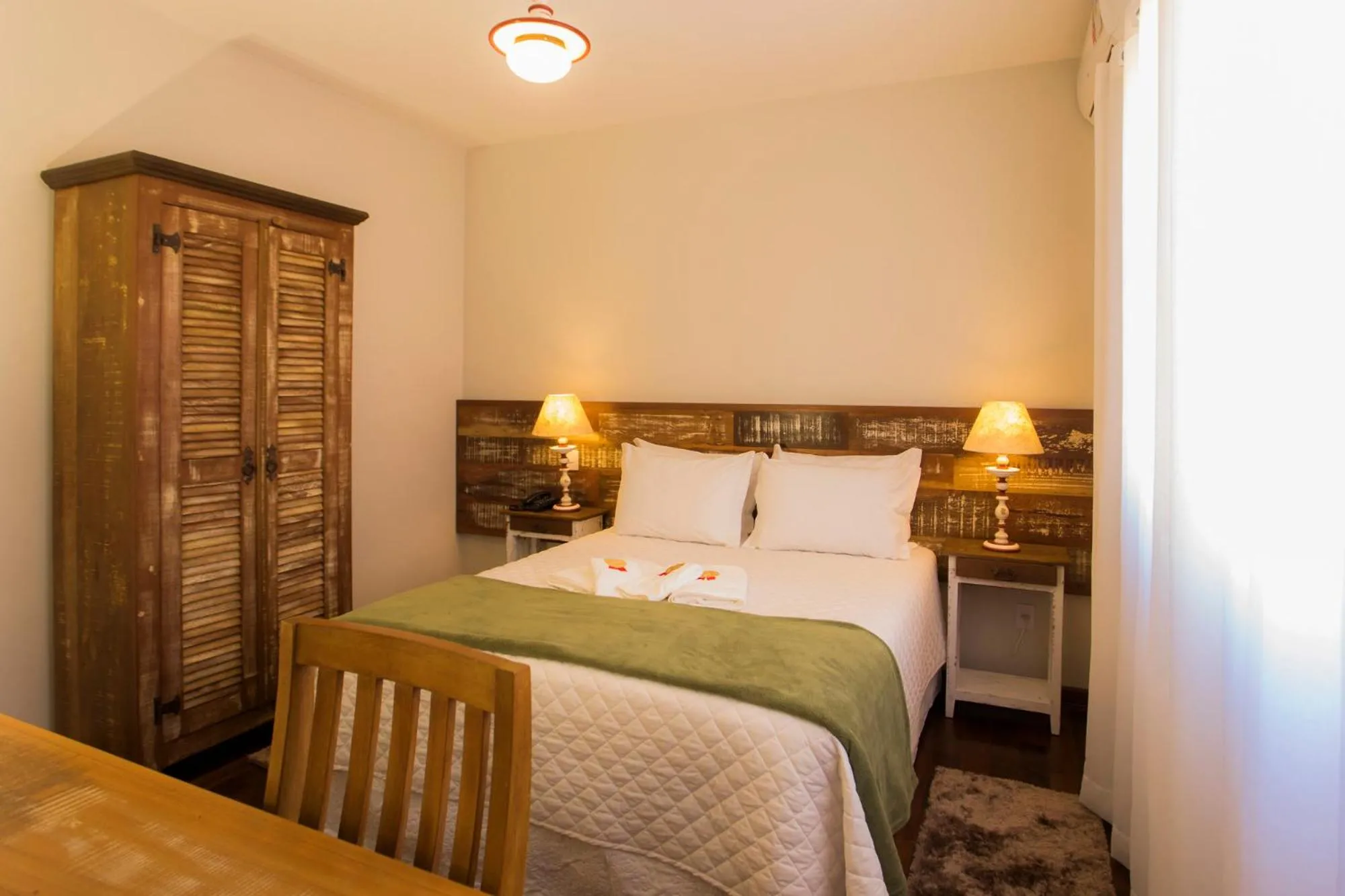 Bed in Pousada Ouro de Minas