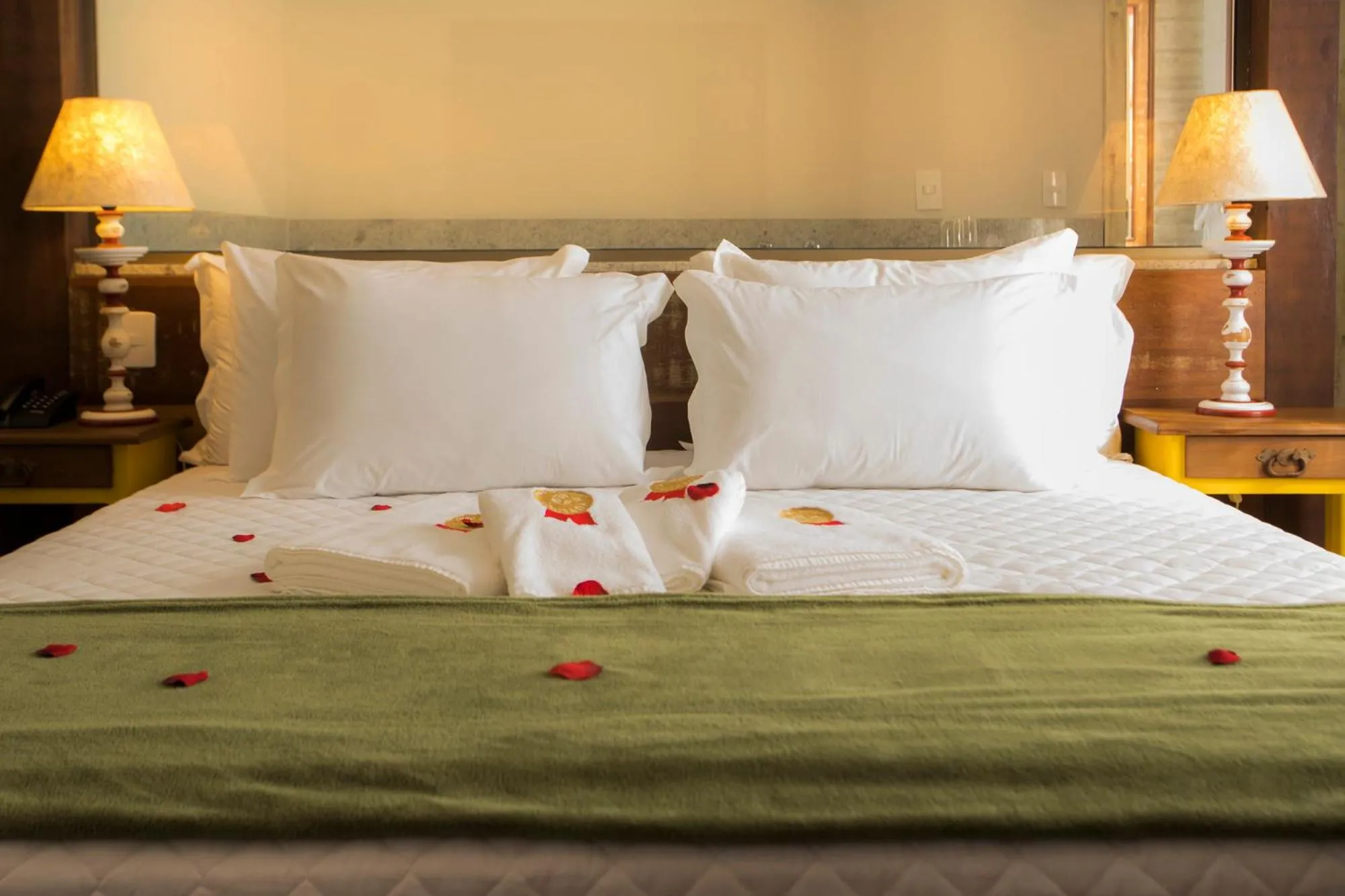 Bed in Pousada Ouro de Minas