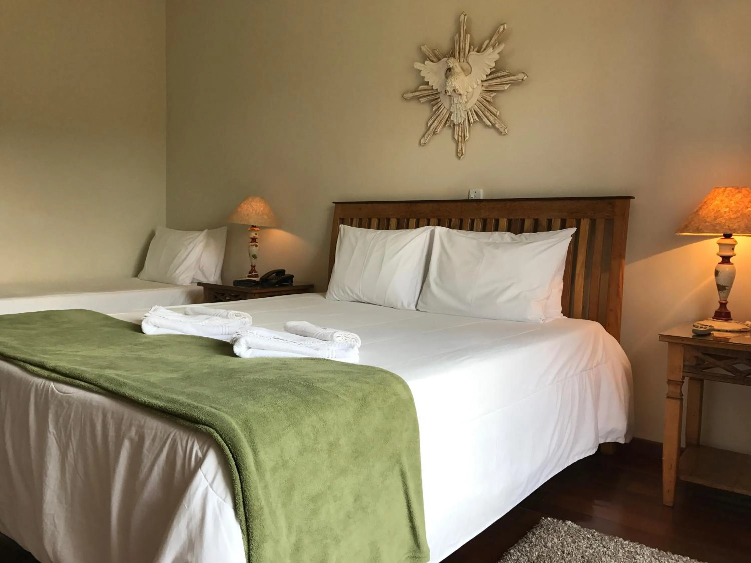 Bed in Pousada Ouro de Minas