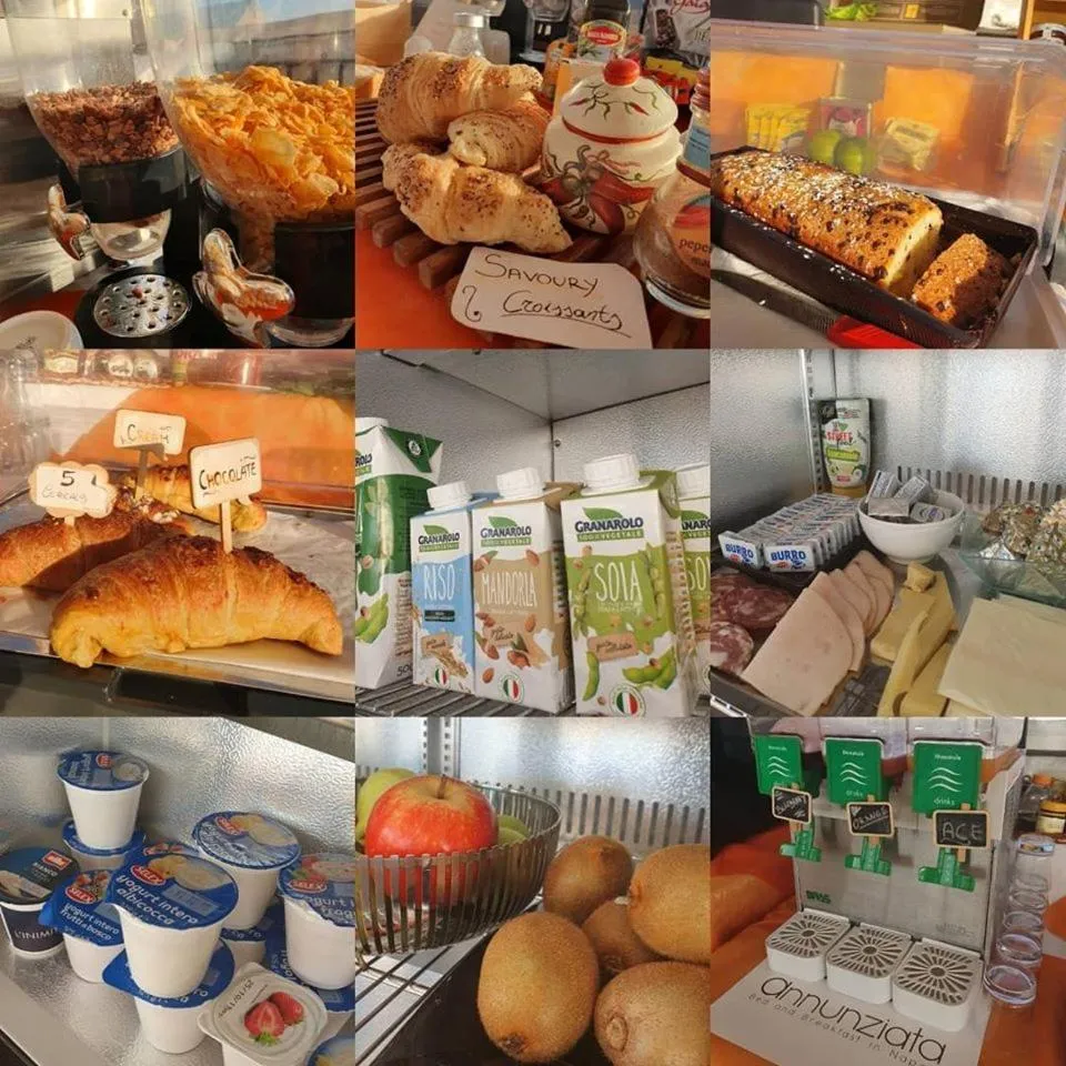 Food and drinks in Annunziata Bed and Breakfast