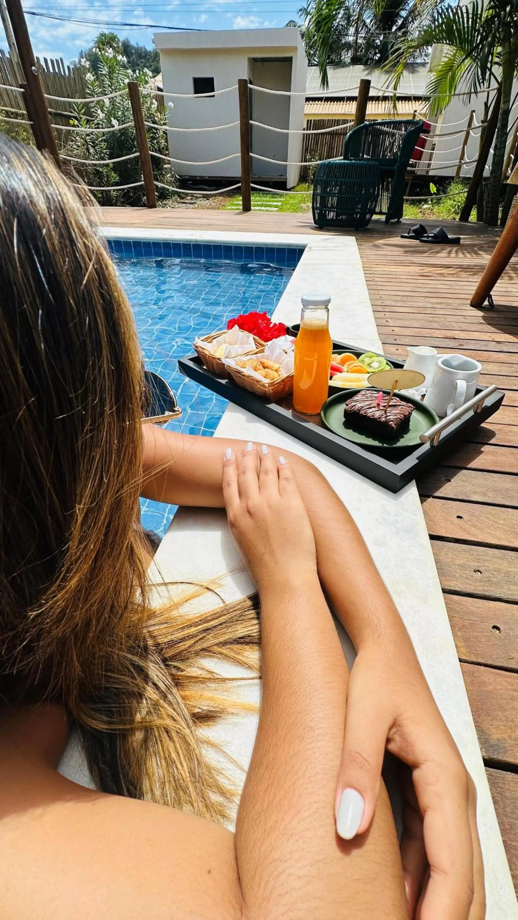Swimming pool in Pousada Gaucha