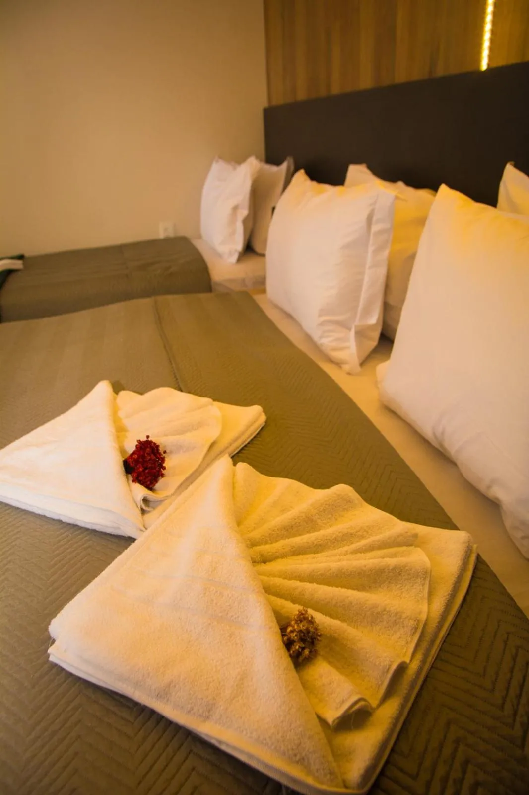 Bed in Pousada Gaucha