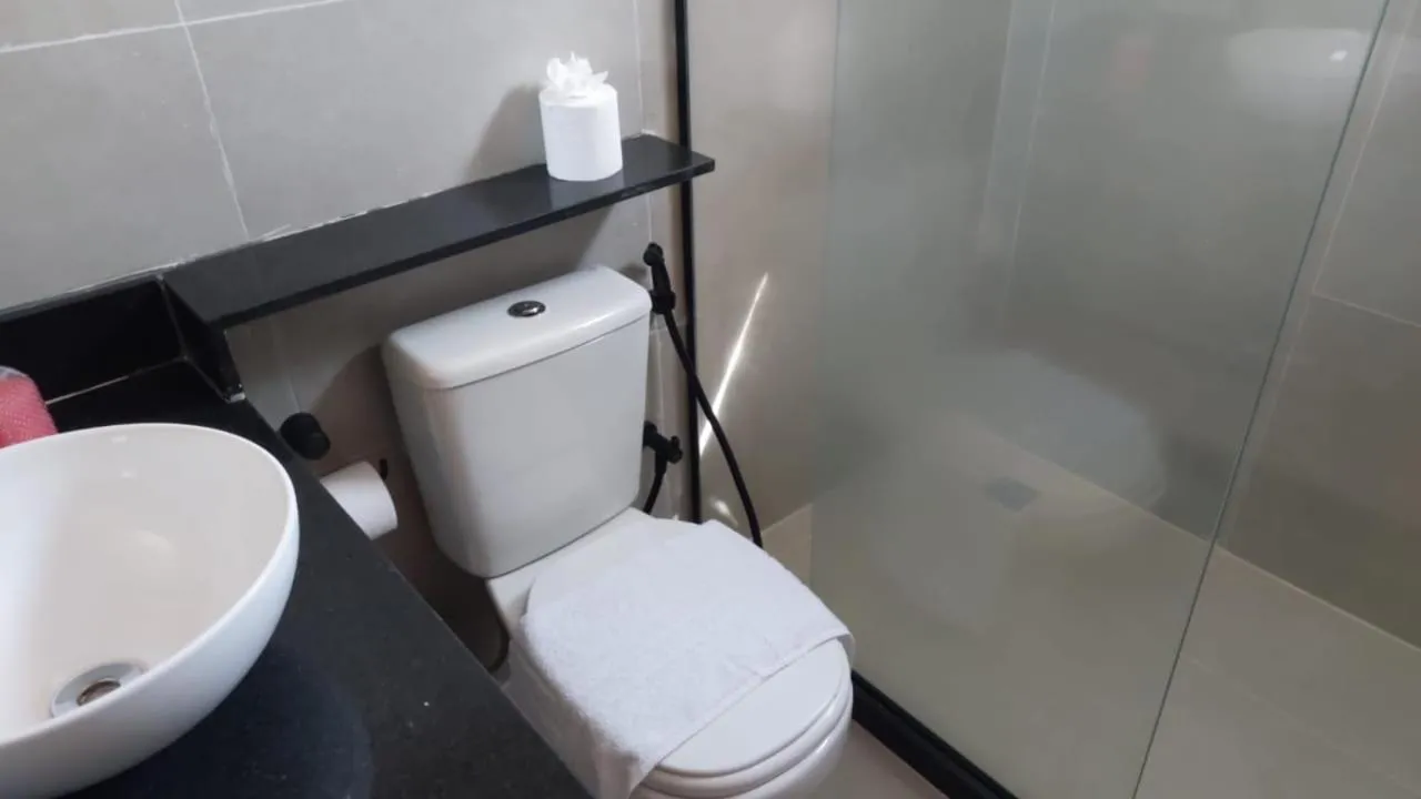 Bathroom in Pousada Gaucha