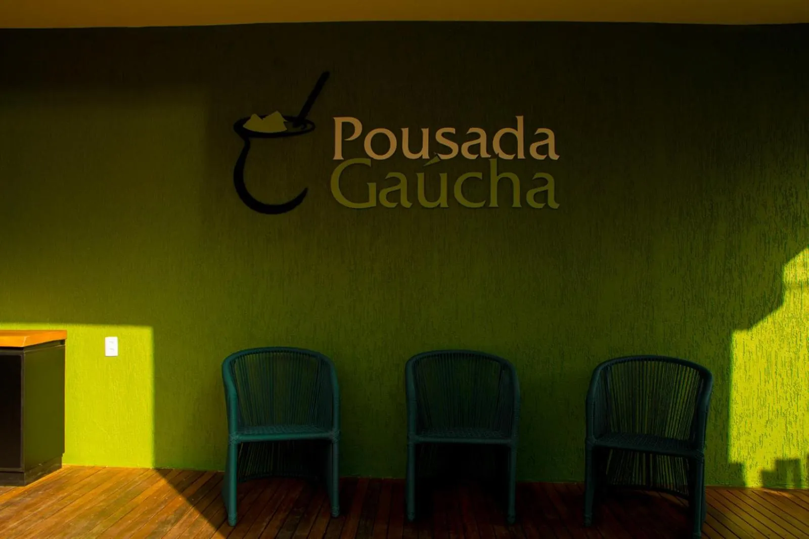 Seating area in Pousada Gaucha