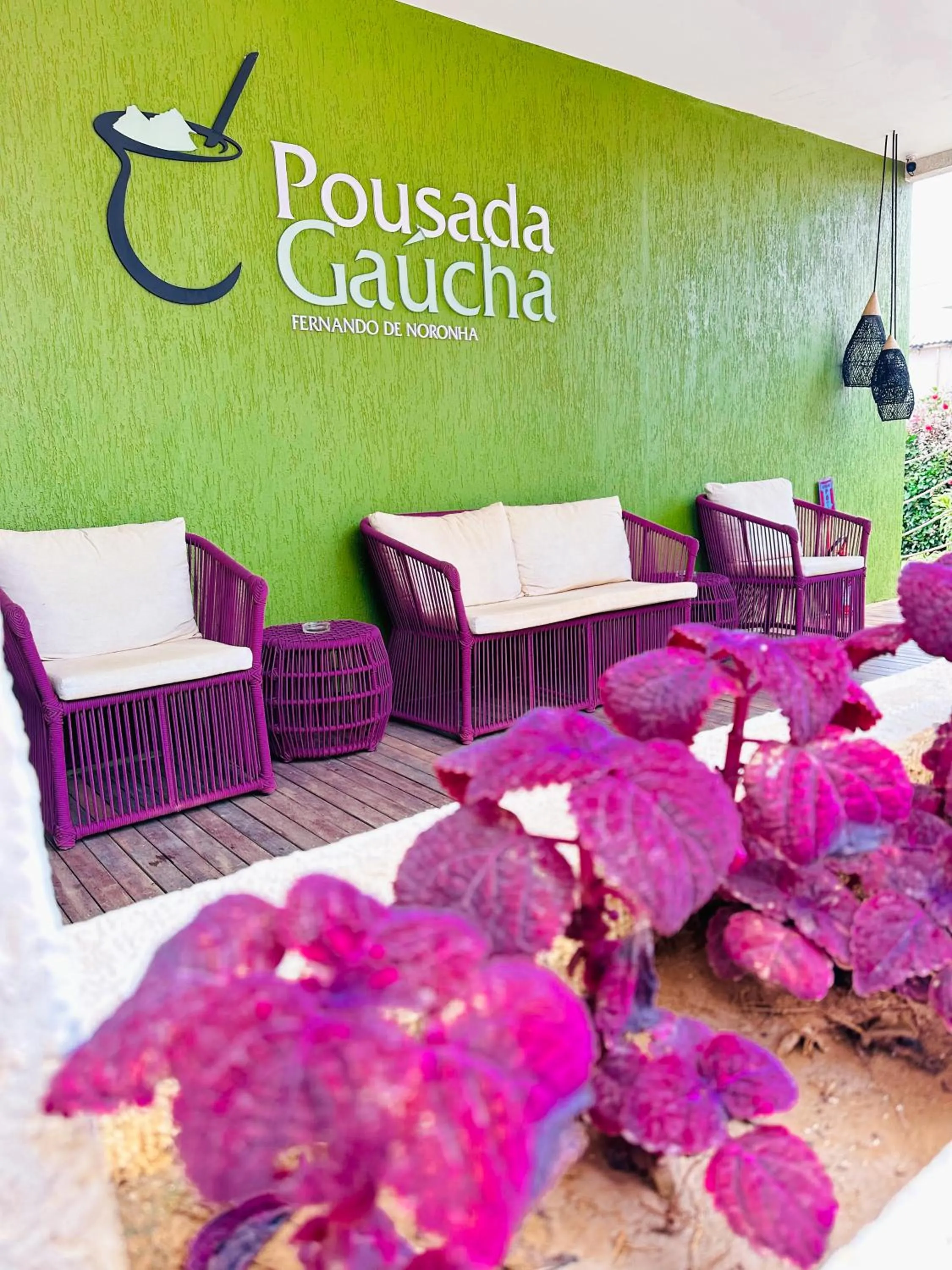 Balcony/Terrace in Pousada Gaucha