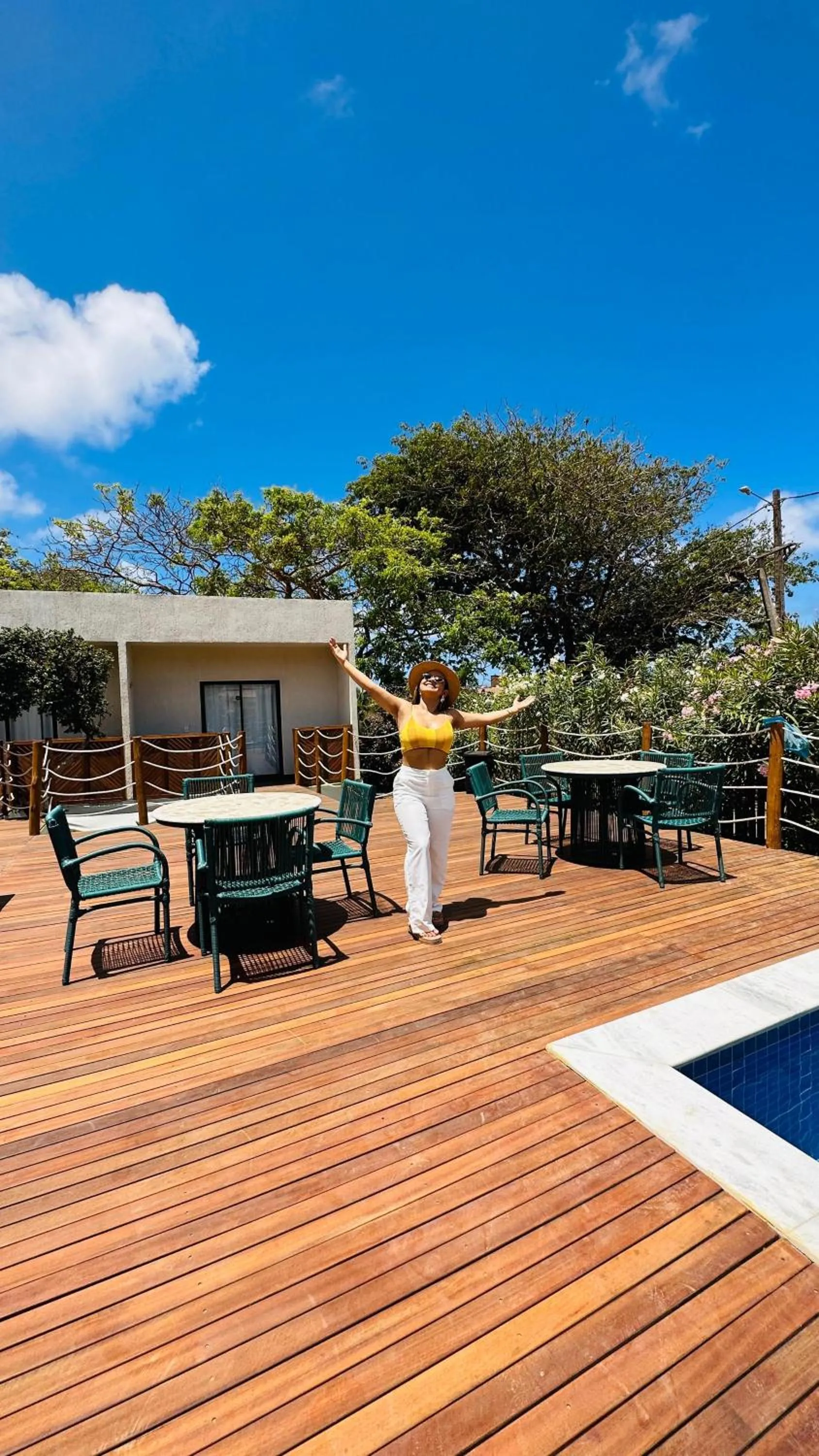 Swimming pool in Pousada Gaucha