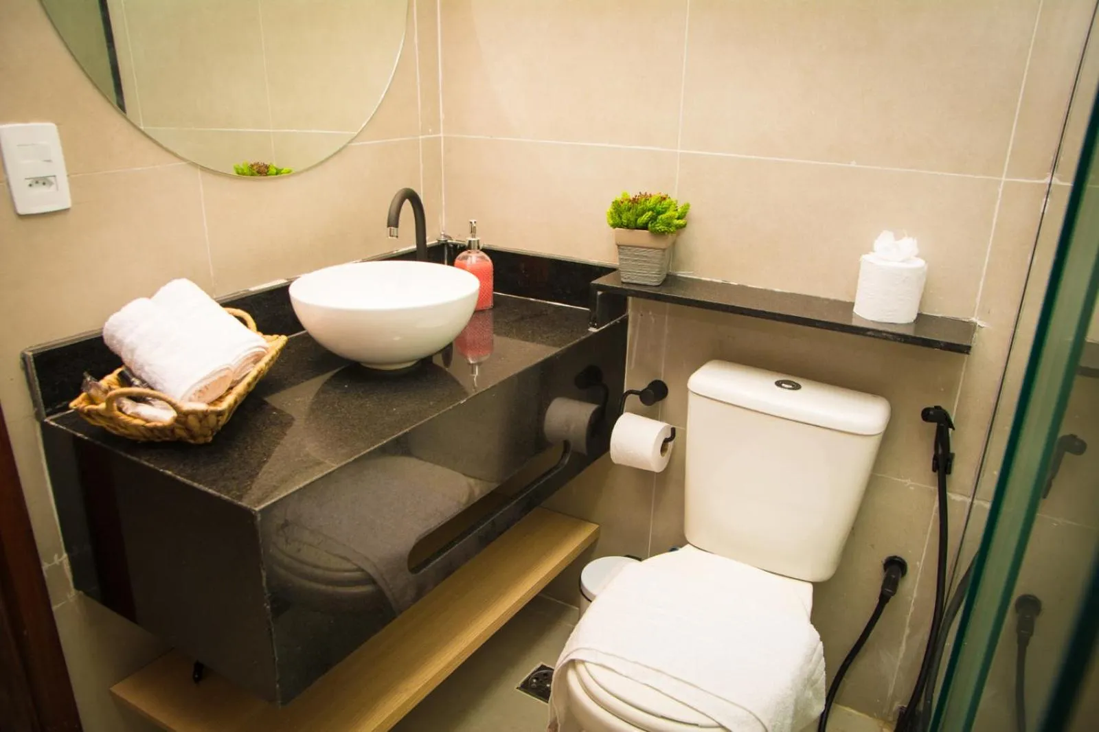 Toilet in Pousada Gaucha