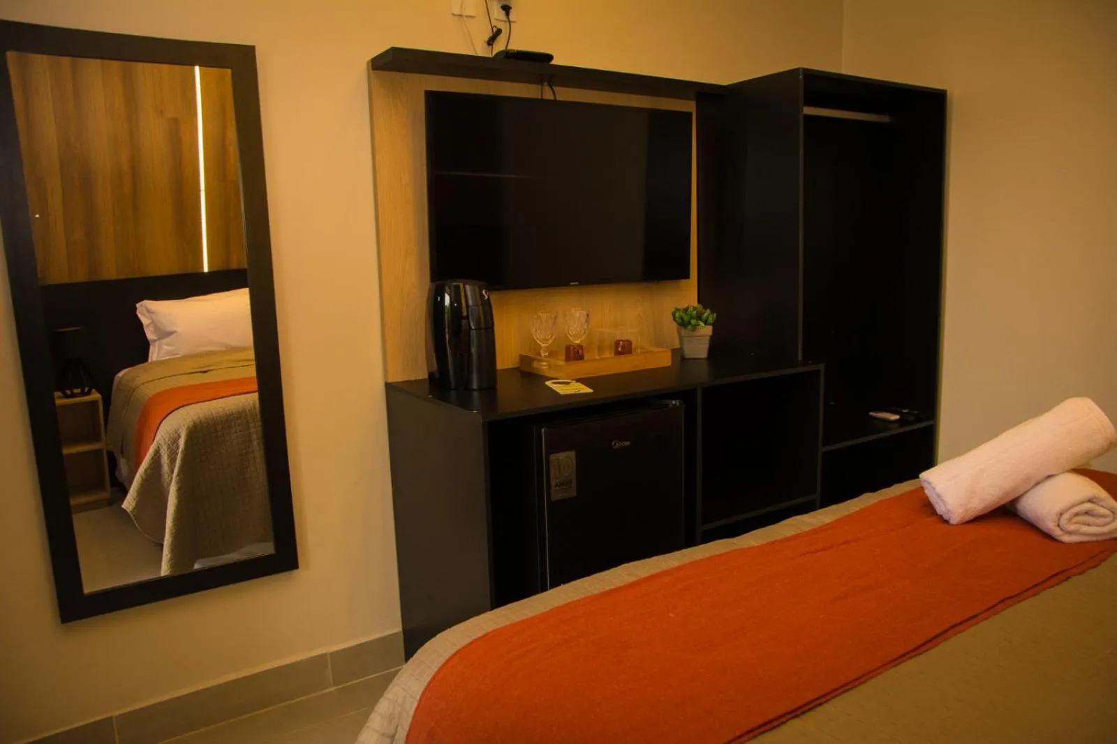 TV and multimedia, Bed in Pousada Gaucha