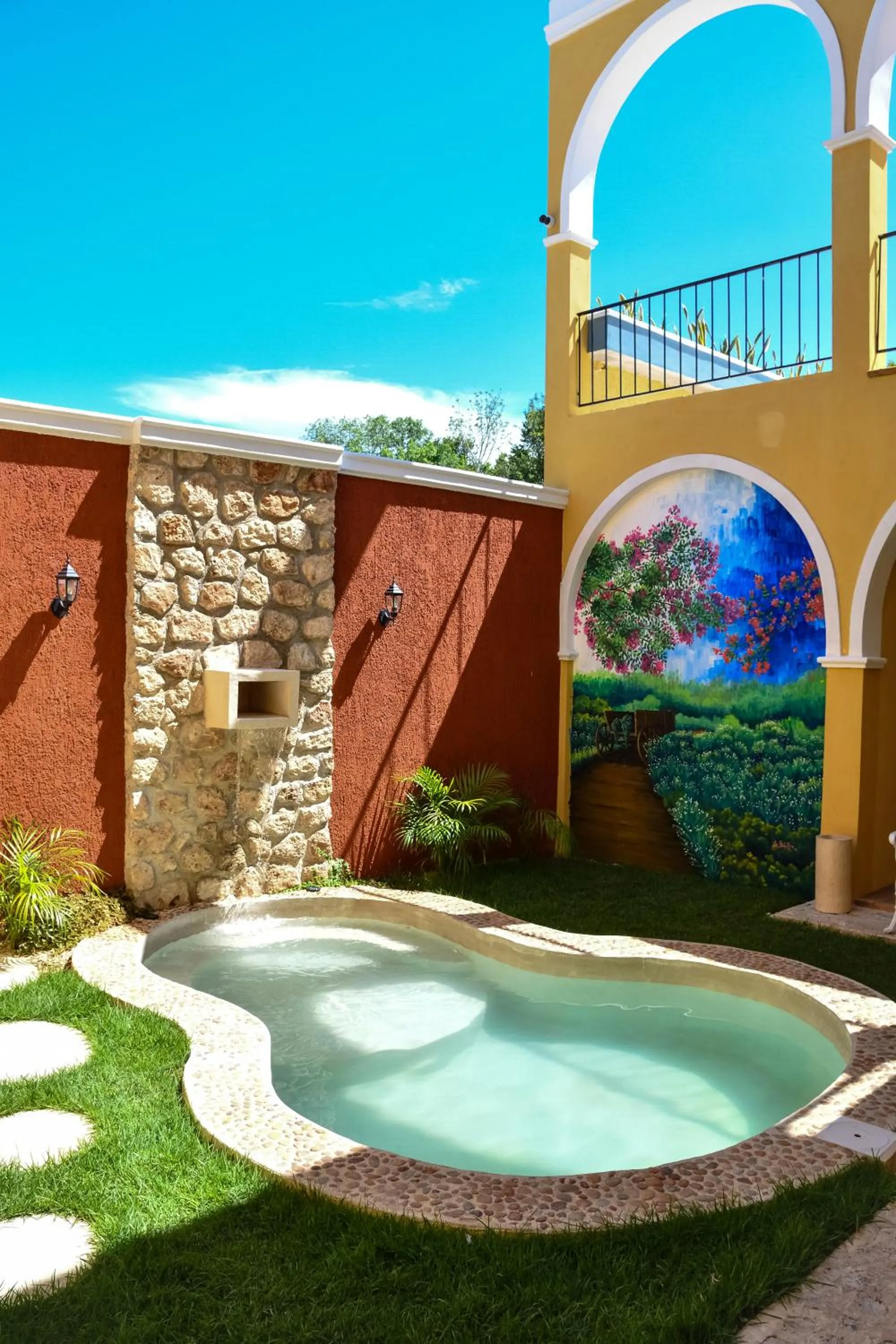 Swimming pool in Casa Sisal Valladolid Yuc