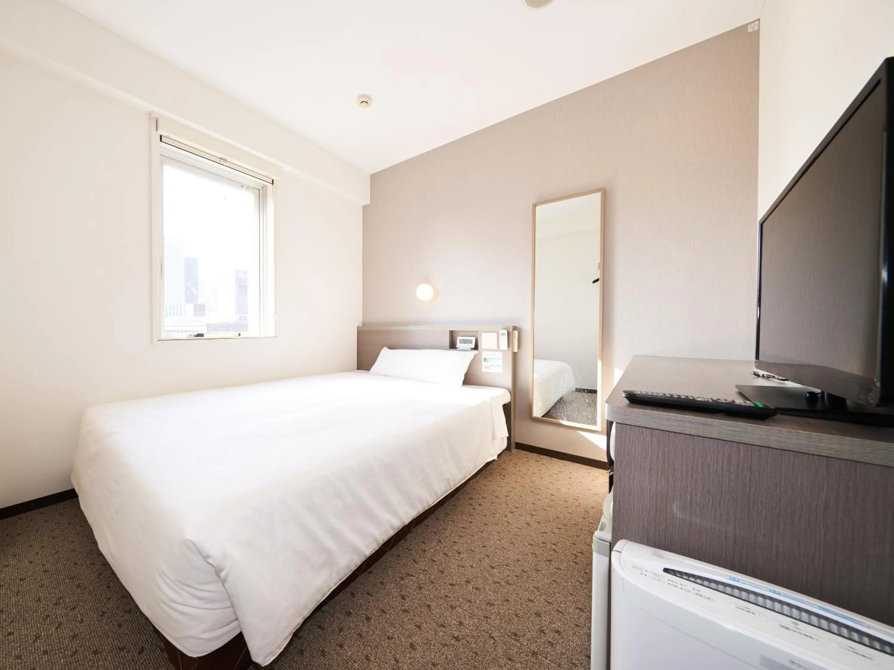 Bed in Super Hotel Tokyo Nihombashi Mitsukoshimae