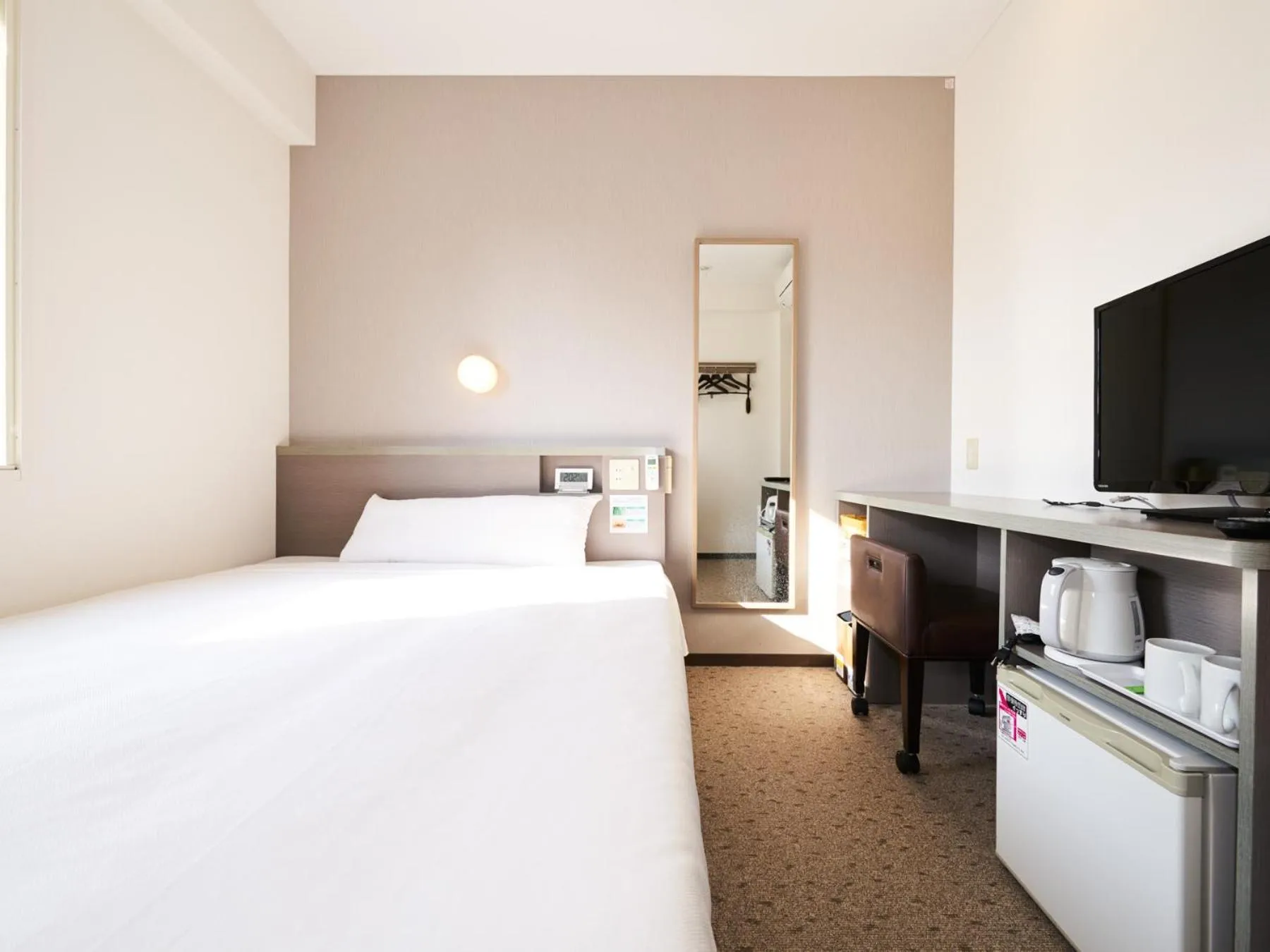 Bed in Super Hotel Tokyo Nihombashi Mitsukoshimae