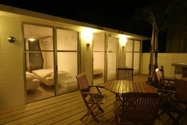 Patio in Hanamuro Inn Aka Island