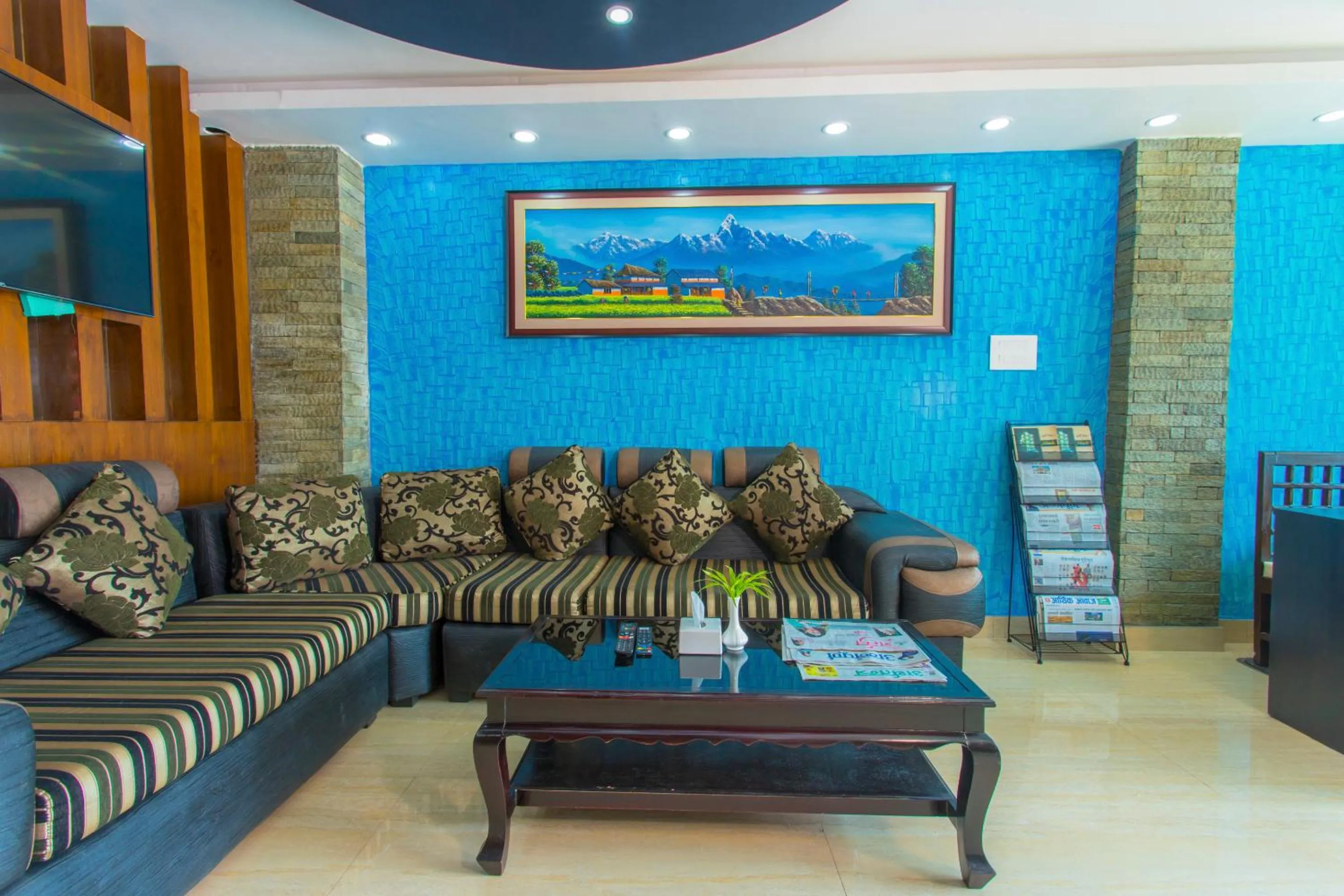 Lobby or reception in Hotel Lakeside Pvt. Ltd.