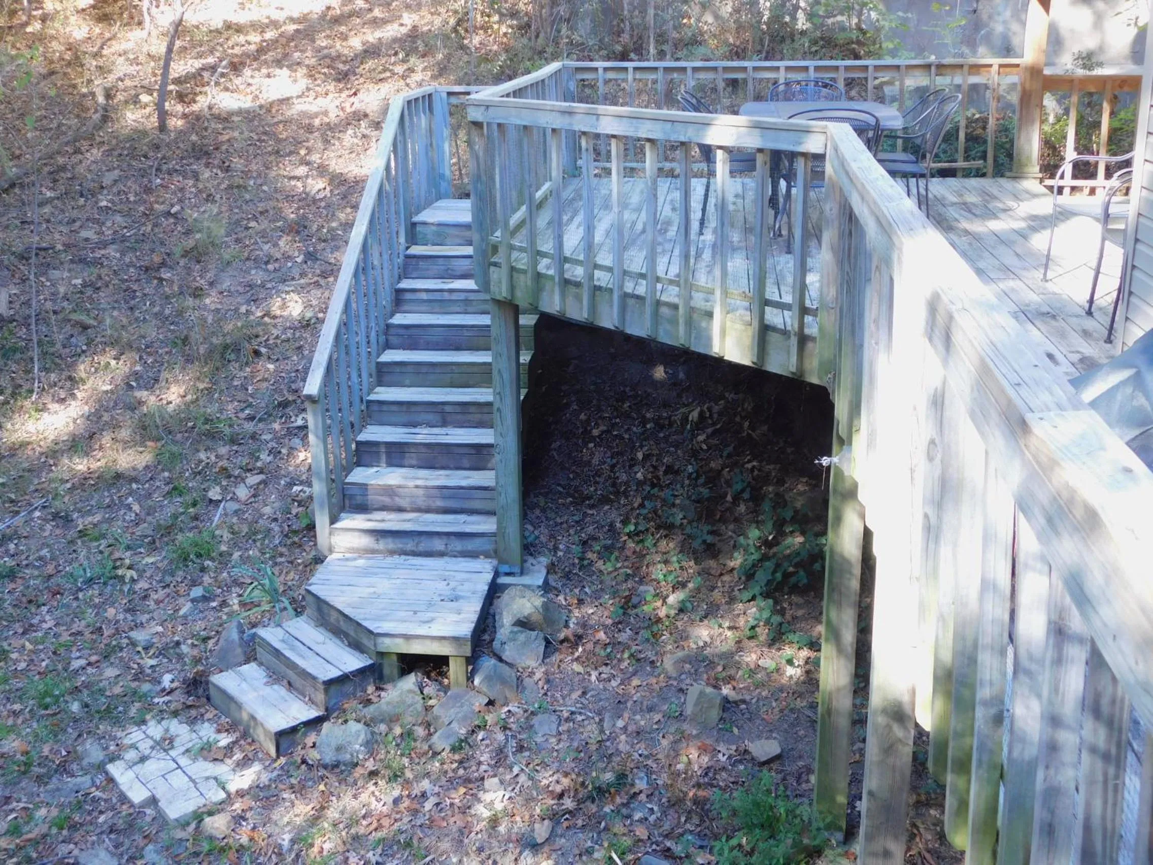 View (from property/room) in Secluded Home with Mini Waterfall and a Creek in Hot Springs