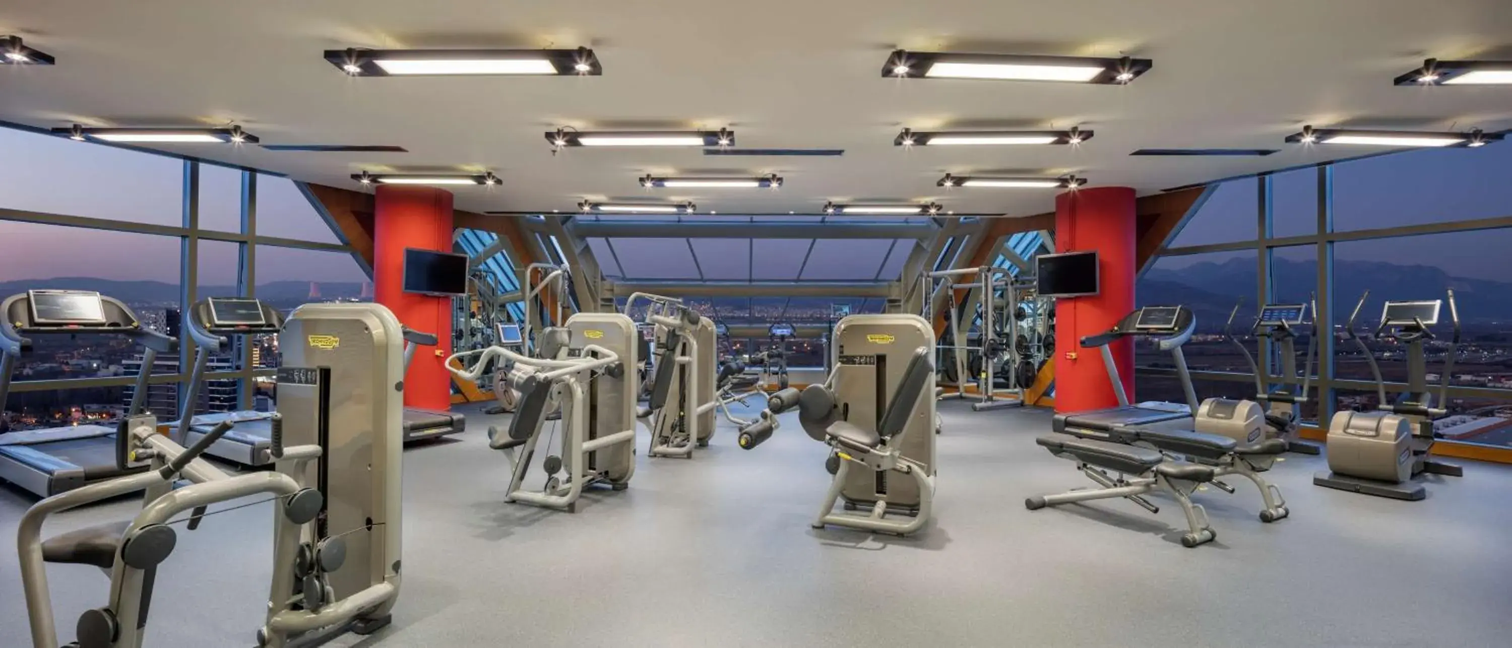 Fitness centre/facilities in Hilton Bursa Convention Center & Spa Fitness centre/facilities in Hilton Bursa Convention Center & Spa