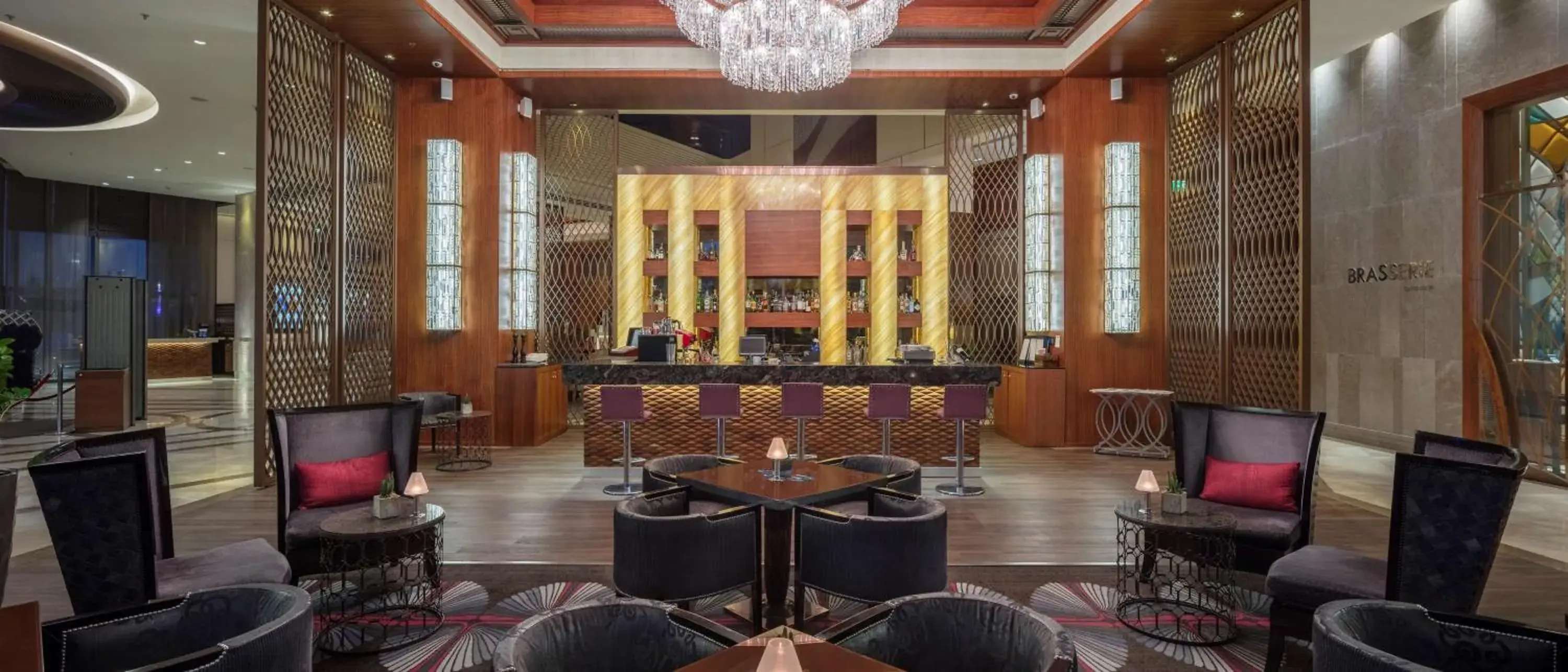 Lounge or bar in Hilton Bursa Convention Center & Spa Lounge or bar in Hilton Bursa Convention Center & Spa