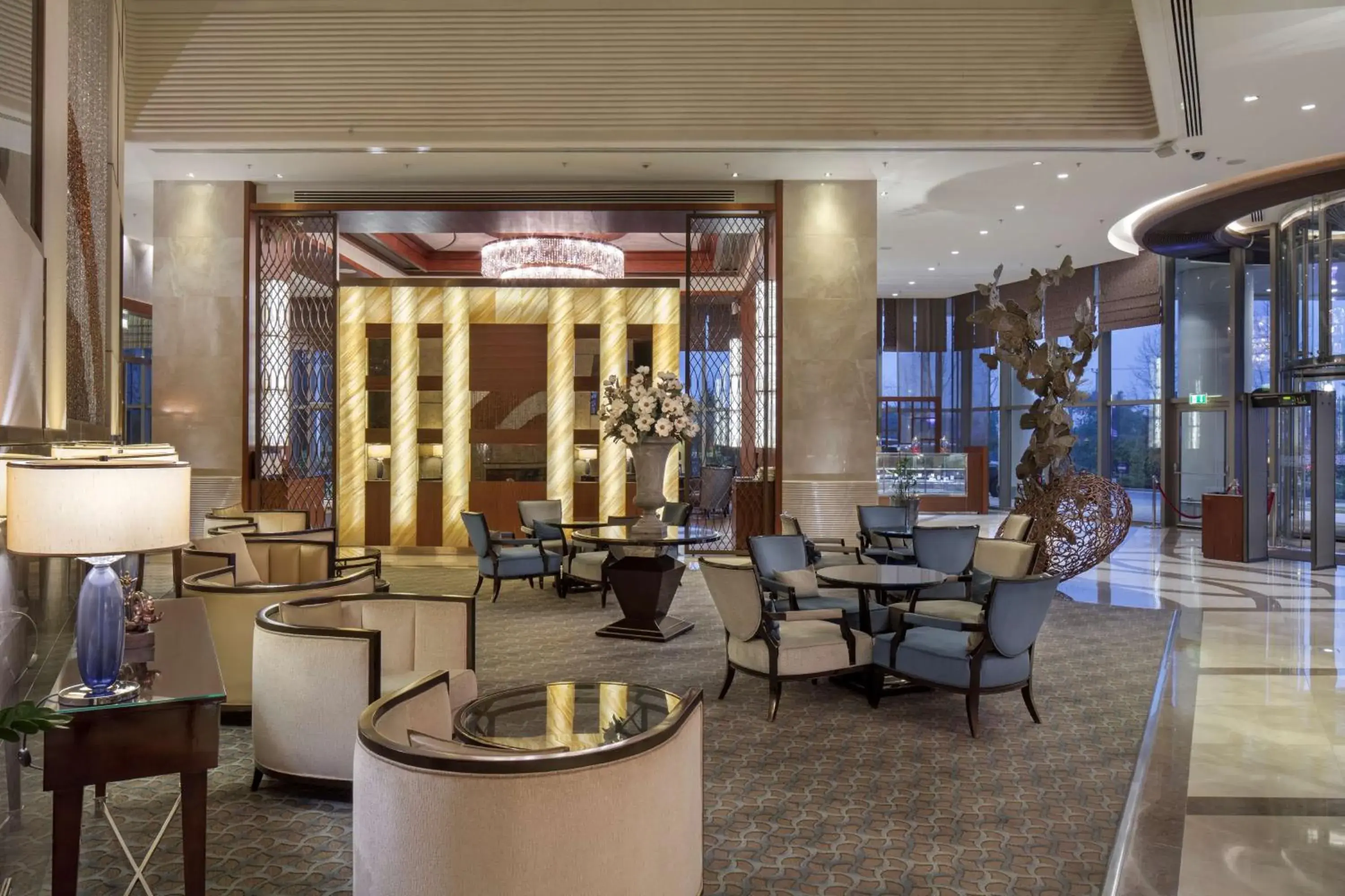 Lobby or reception in Hilton Bursa Convention Center & Spa Lobby or reception in Hilton Bursa Convention Center & Spa