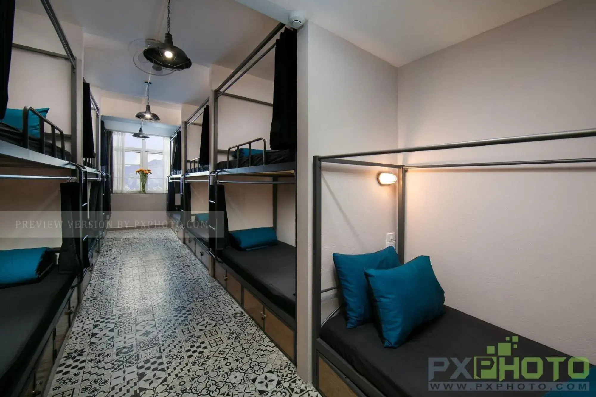 Bunk Bed in Female Dormitory Room in Azure Sapa Hotel Bunk Bed in Female Dormitory Room in Azure Sapa Hotel