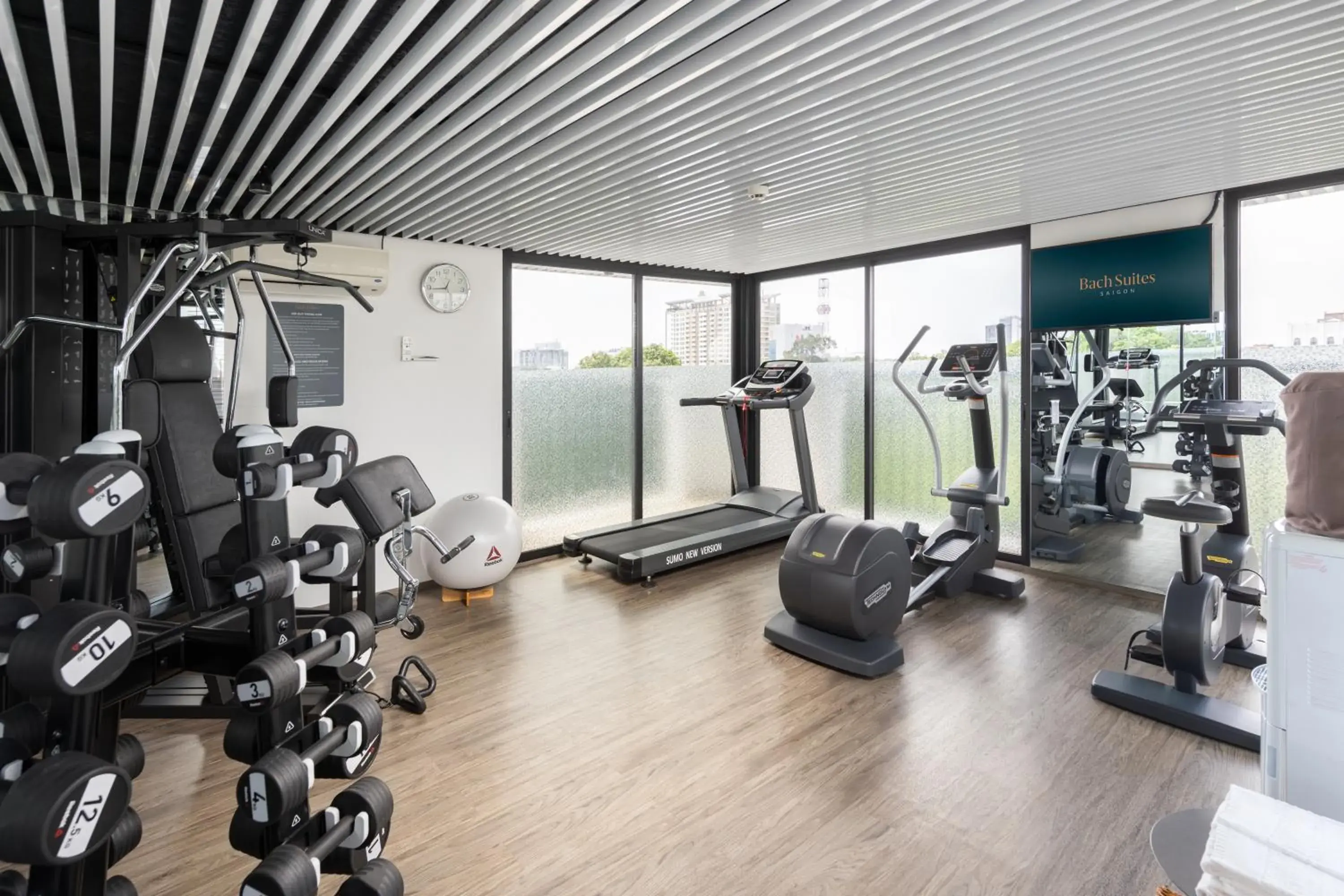 Fitness centre/facilities in Bach Suites Saigon, a Member of Design Hotels Fitness centre/facilities in Bach Suites Saigon, a Member of Design Hotels
