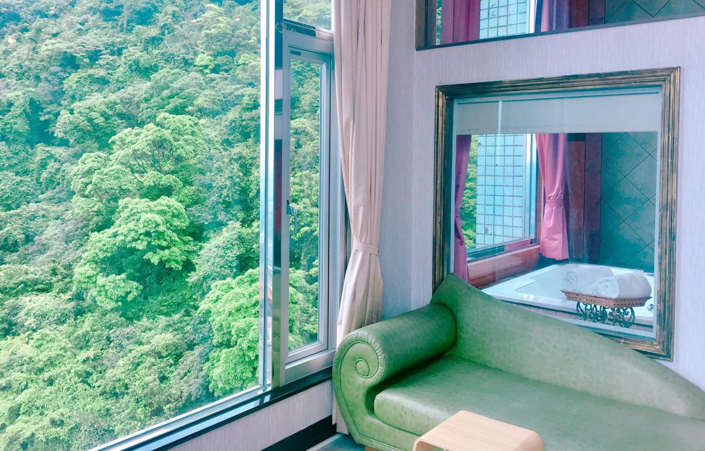 Garden view in Hi-Star View Hotel