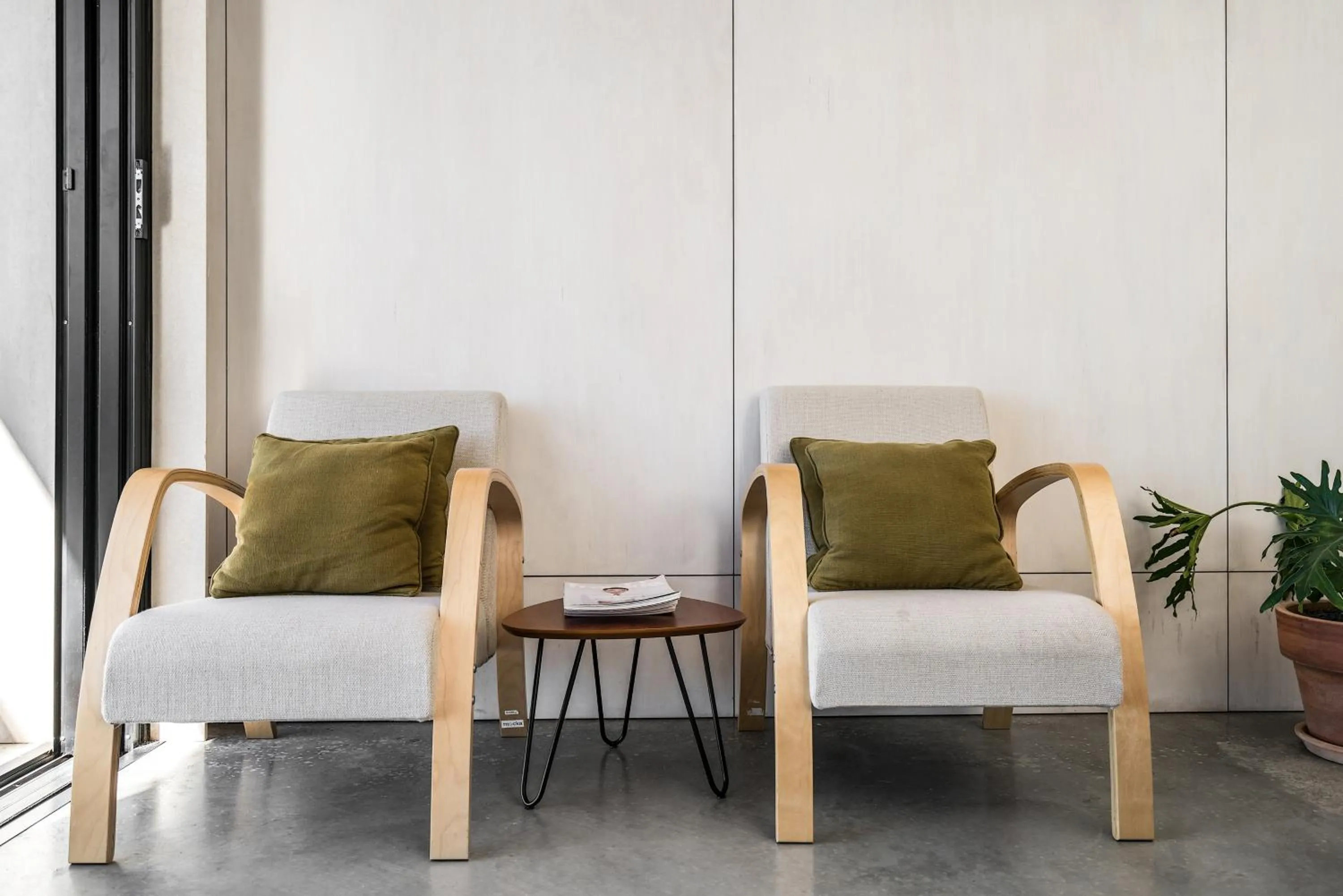 Seating area in Blackbird Luxury Accommodation